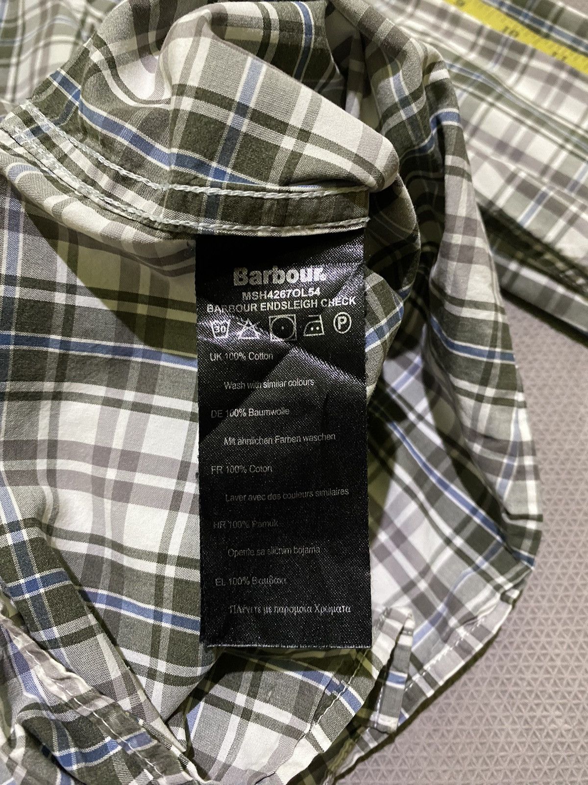 Barbour × Japanese Brand Barbour plaid long shirt Size US L / EU 52-54 / 3 - 8 Thumbnail