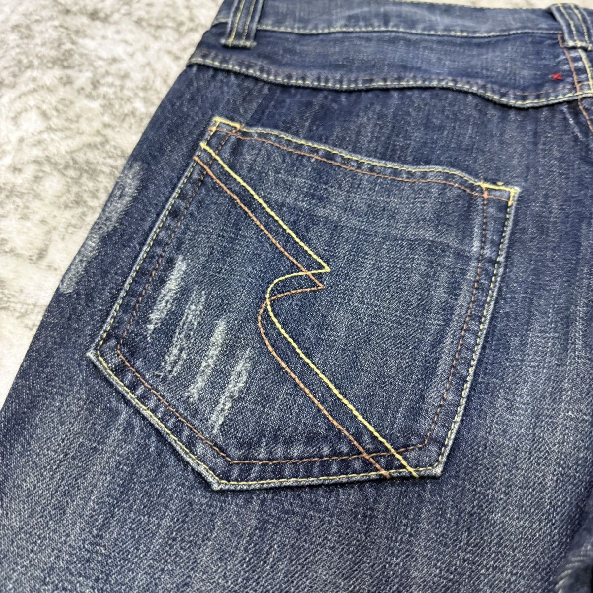 semanticdesign Semantic Design Japan Paint Splatter Poems Flare Jeans Size US 30 / EU 46 - 9 Thumbnail