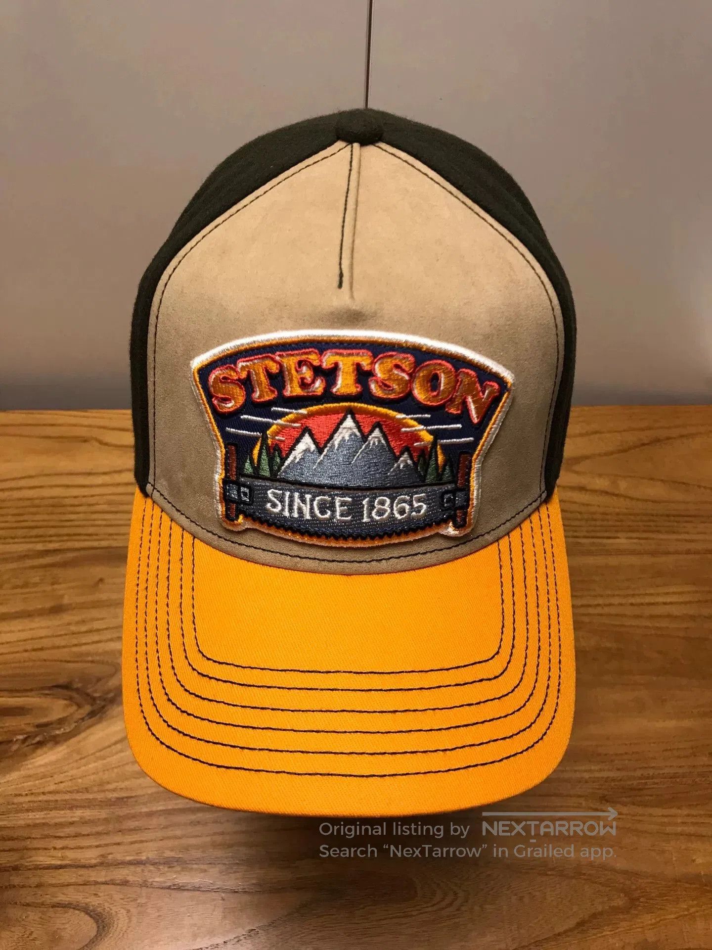 Stetson Stetson Sawtooth Mountain Embroidered Trucker Cap. Size ONE SIZE - 4 Thumbnail
