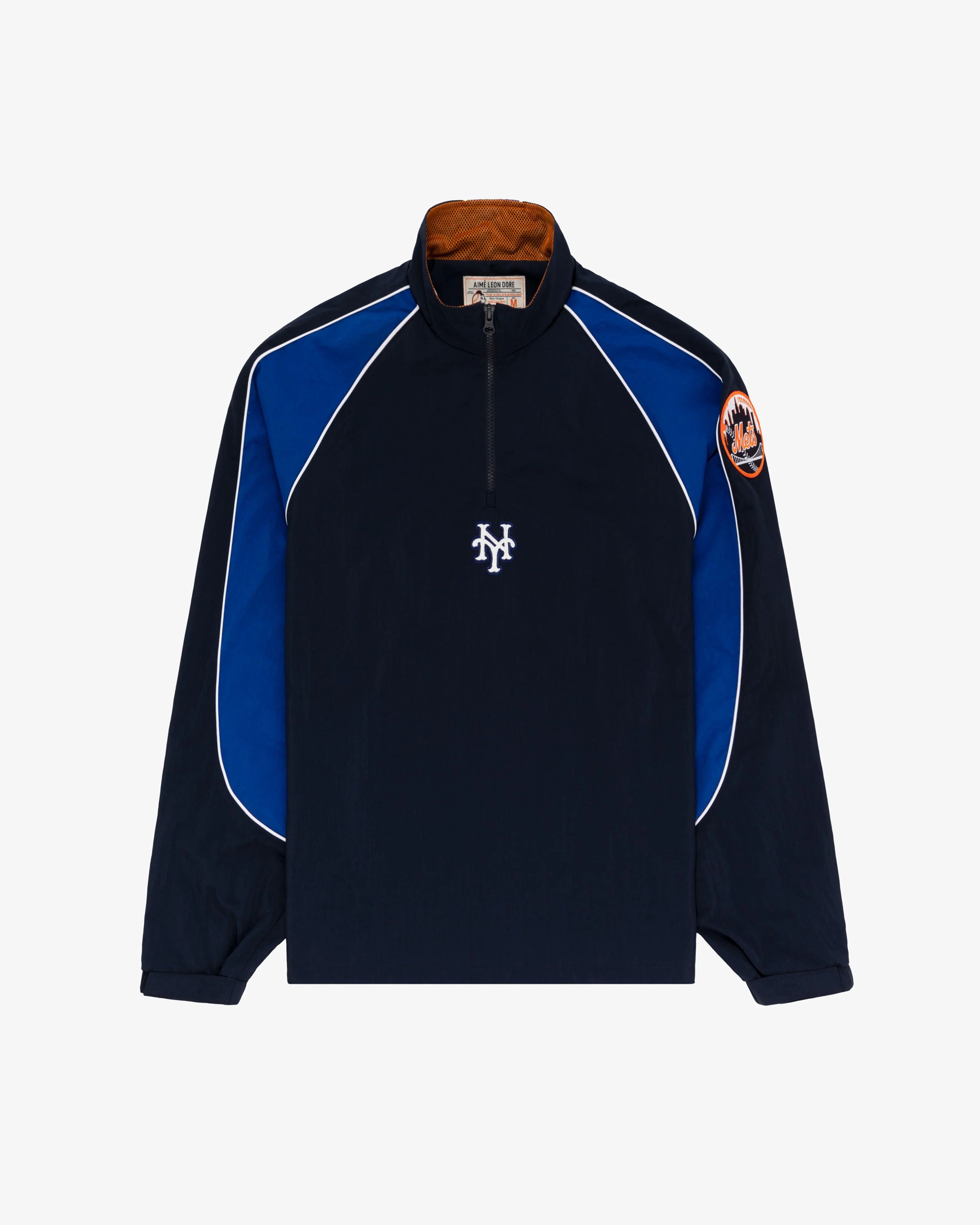 image of Aime Leon Dore x Mets Ald / New York Mets Nylon Pullover in Navy, Men's (Size XL)