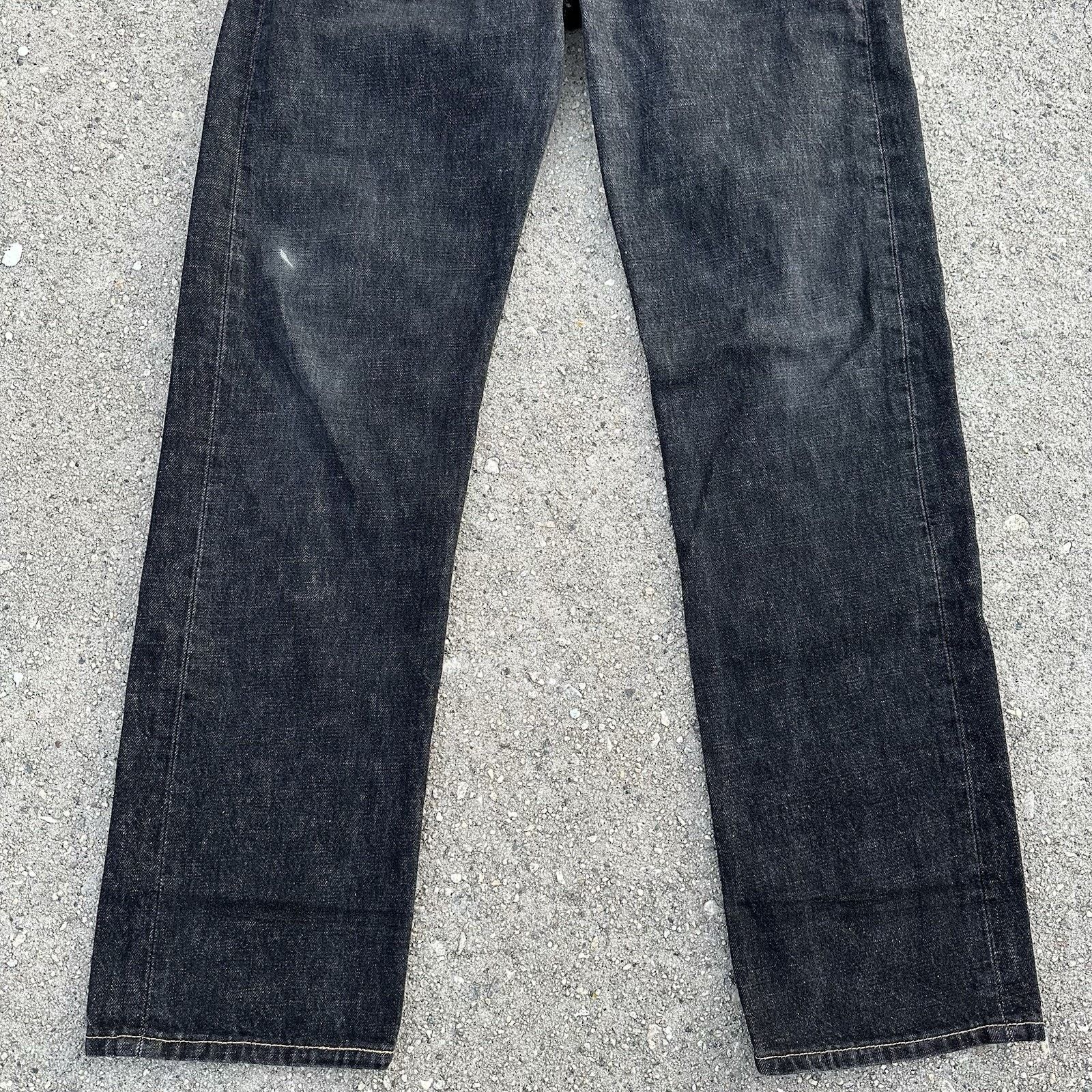 Essentials × Levi's × Vintage Vintage 90s Levi’s 501 Straight Black Denim Jeans 32x32 Size US 32 / EU 48 - 3 Thumbnail
