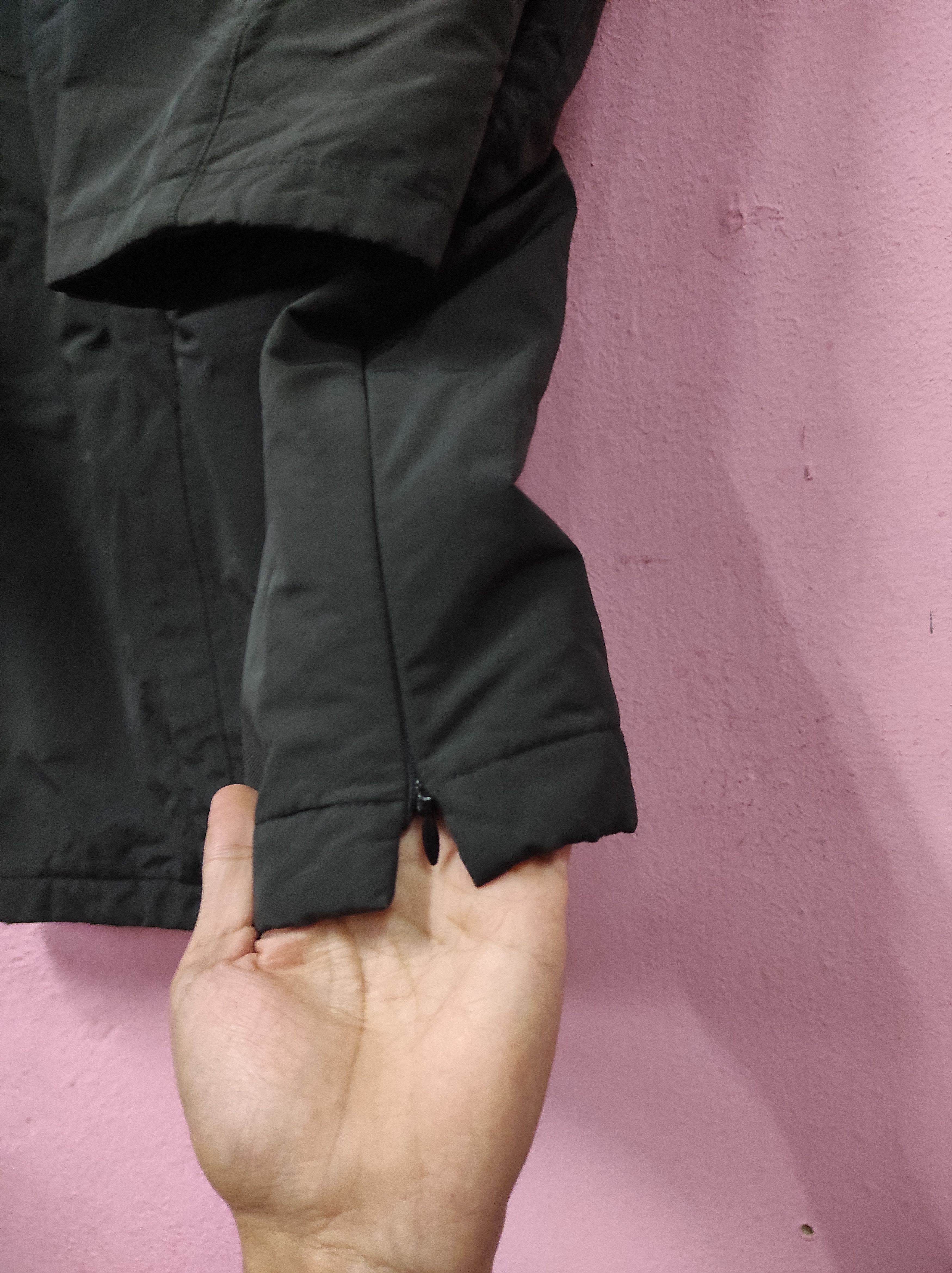 Designer × Vintage FARIANI BLACK OPEN COLLAR COAT OVERCOAT LONG JACKET Size US M / EU 48-50 / 2 - 5 Thumbnail