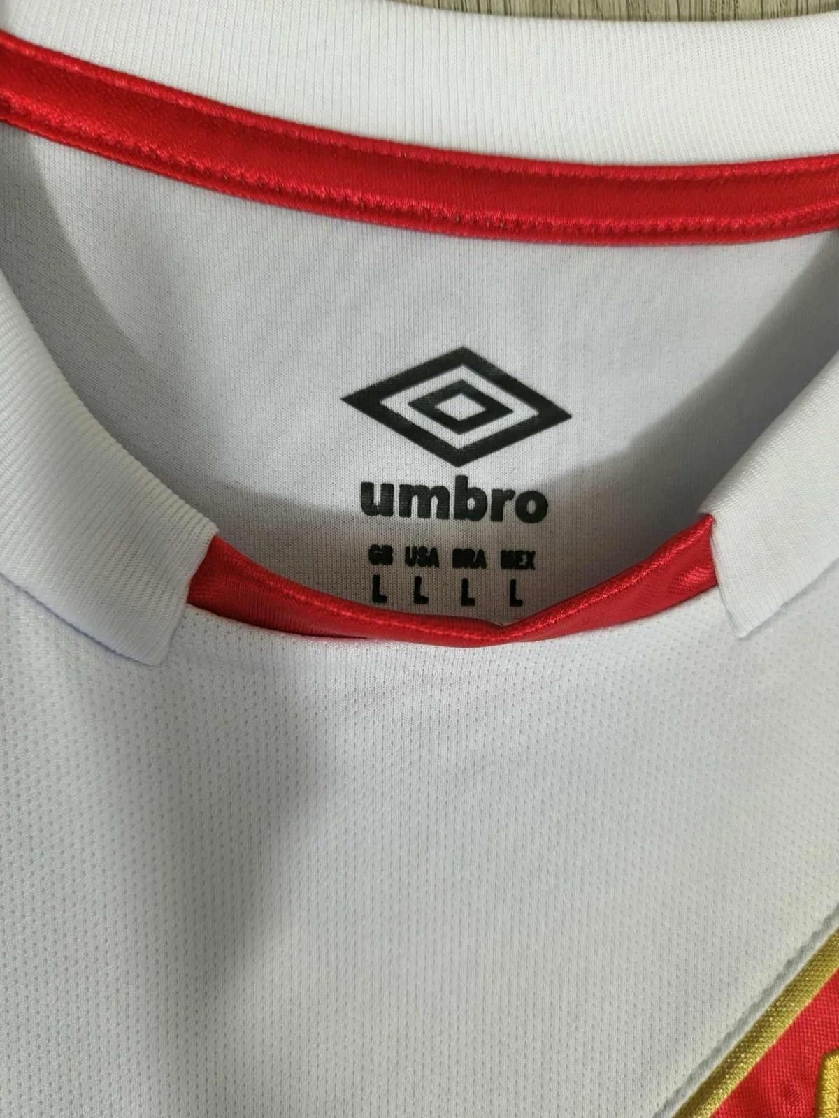 Other Peru Umbro Soccer Jersey Futbol Official Large Tricolor Size ONE SIZE - 2 Thumbnail