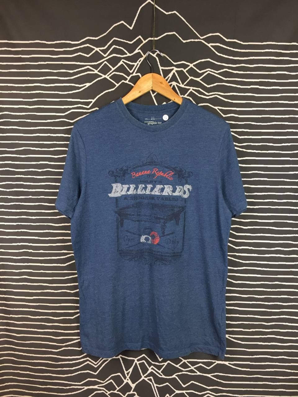 Banana Republic × Vintage Banana Republic Billiards And Snooker Table Graphic Tee Size US M / EU 48-50 / 2 - 2 Thumbnail