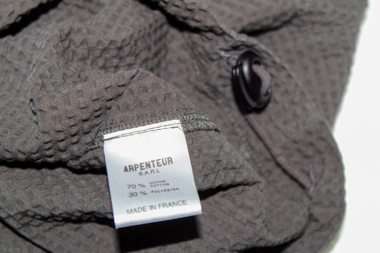 Arpenteur Seersucker Half Zip Track Jacket Size US M / EU 48-50 / 2 - 5 Thumbnail