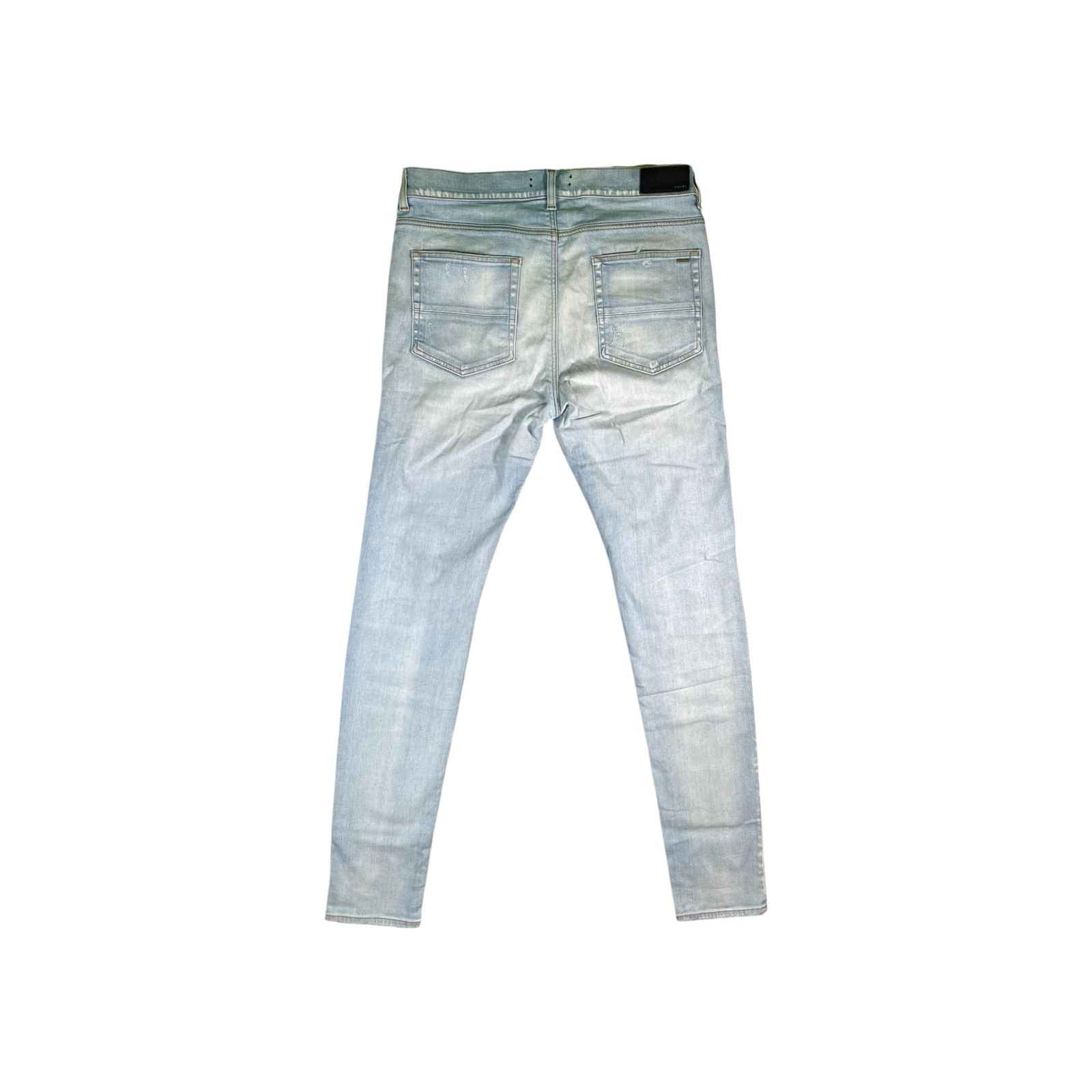 Amiri Amiri MX1 Camo Patch Light Wash Jeans Size US 36 / EU 52 - 2 Thumbnail