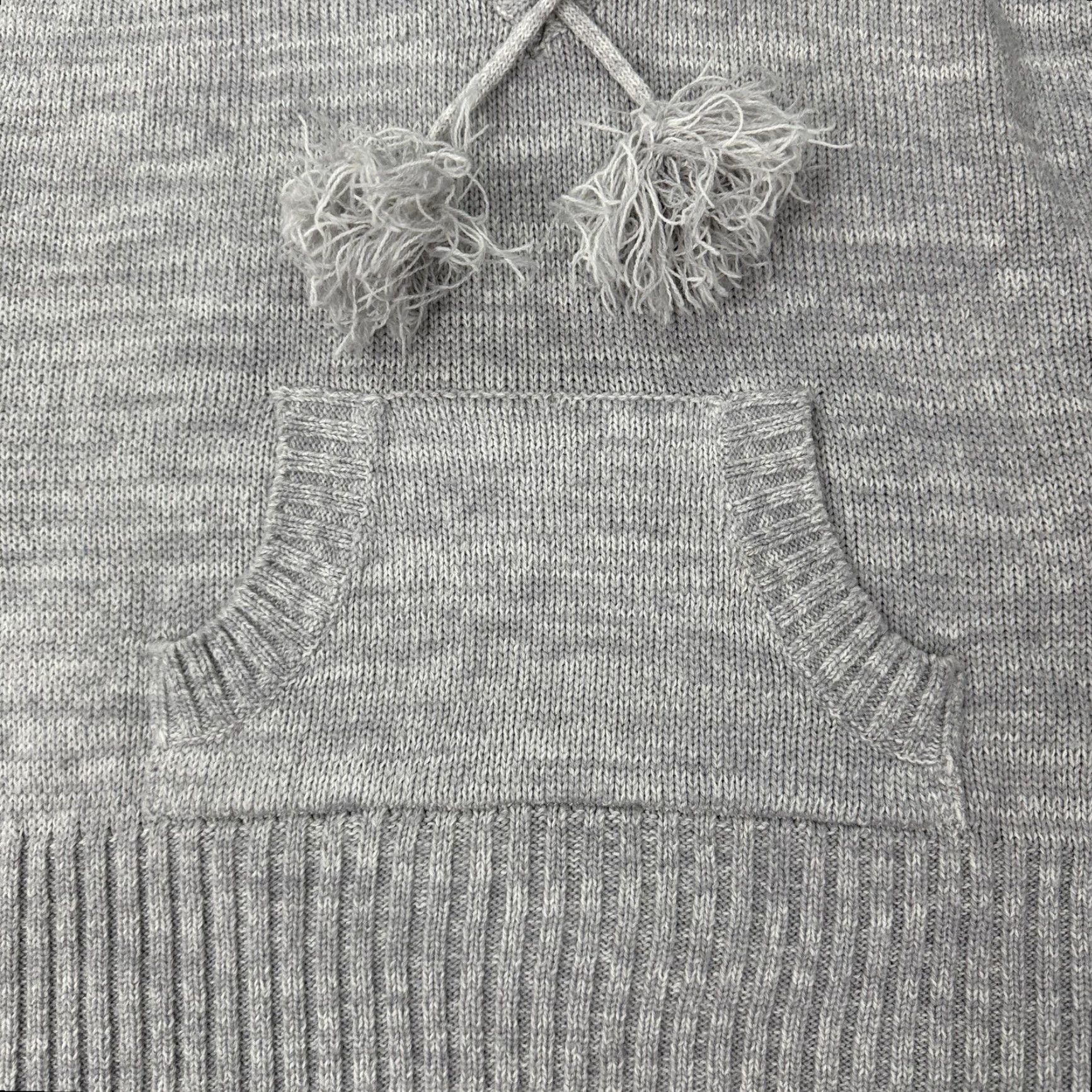 Ocean Pacific VINTAGE Ocean Pacific Hoodie Sweater Womens Juniors XL Gray Pom Pom Tassel OP Size XL / US 12-14 / IT 48-50 - 3 Thumbnail