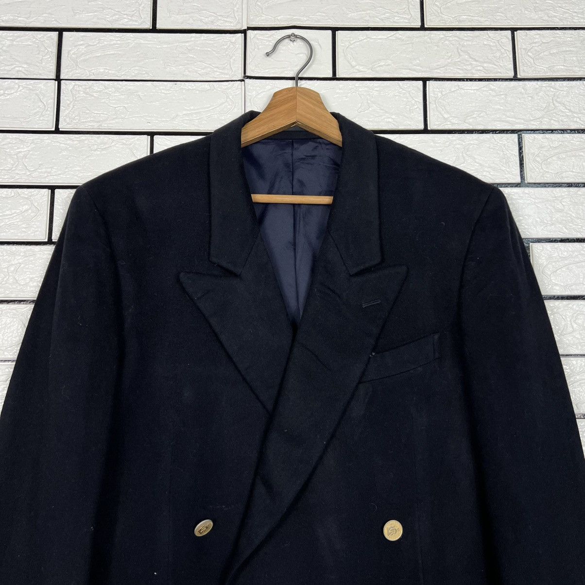 Lanvin LANVIN PARIS Double Breasted Suit Jacket Blazer #4123-C187 Size 42R - 2 Thumbnail