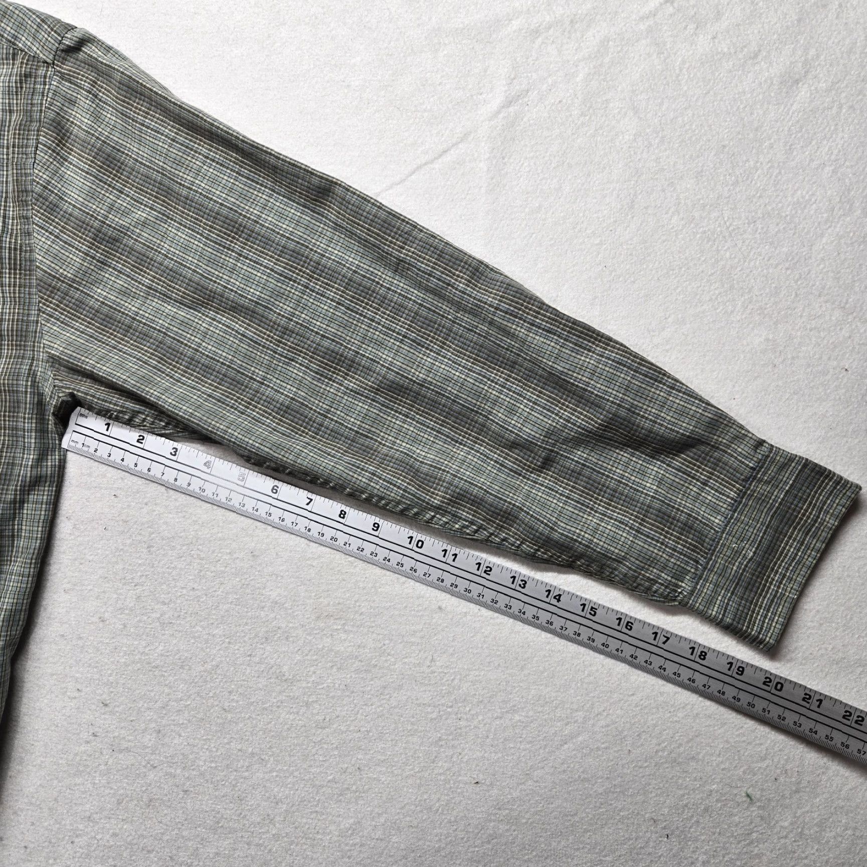 Vintage Puritan Green Plaid Long Sleeve Button Up Shirt Adult Men's M Medium Shirt Size US M / EU 48-50 / 2 - 5 Thumbnail