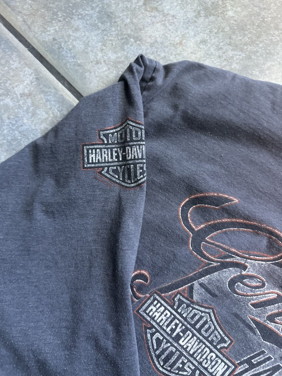 Harley Davidson Super Faded Harley Davidson Long sleeve Size US XL / EU 56 / 4 - 4 Thumbnail