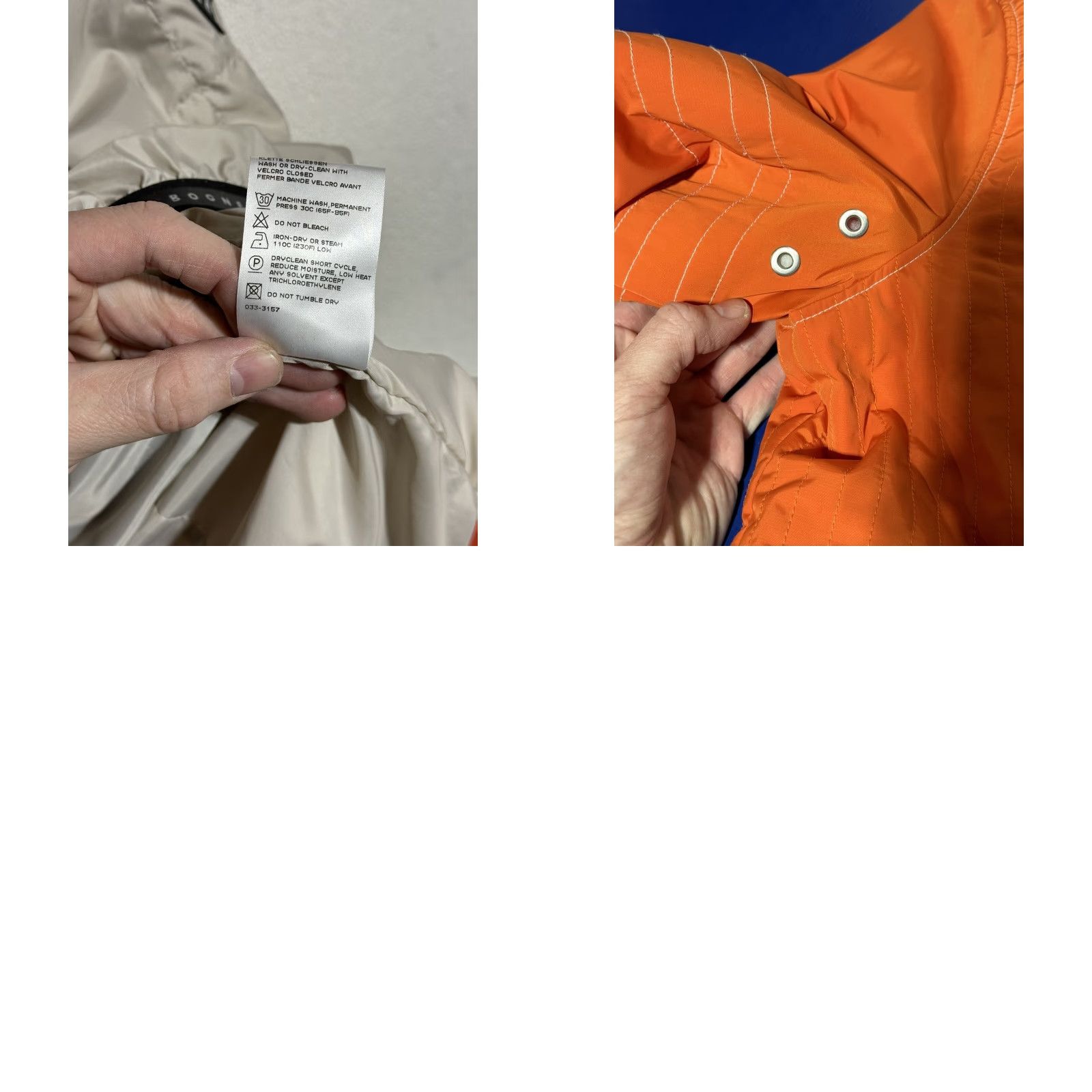 Bogner Bogner Women’s Joan Thylmann Orange Full Zip Ski Jacket Size 12 Snowboard Skiing Size XL / US 12-14 / IT 48-50 - 11 Thumbnail