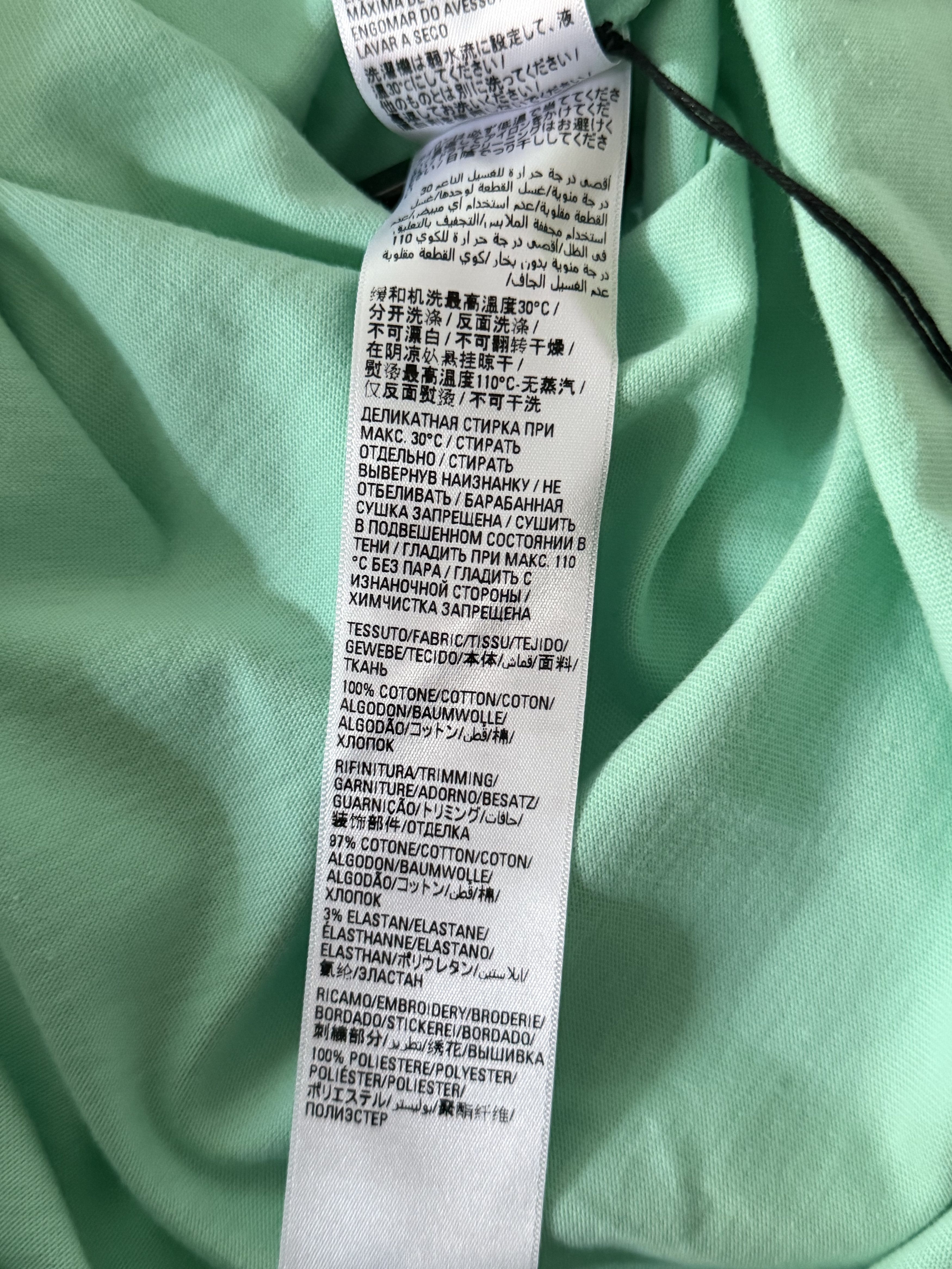 Balenciaga Balenciaga Political Campaign Oversized Tee (Teal) Size US XS / EU 42 / 0 - 7 Thumbnail