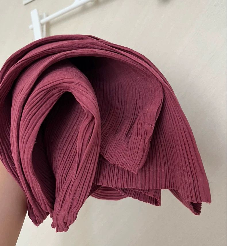 Issey Miyake Issey Miyake size:2 Red mainline toothpick wide-leg pants Size 31" - 7 Thumbnail