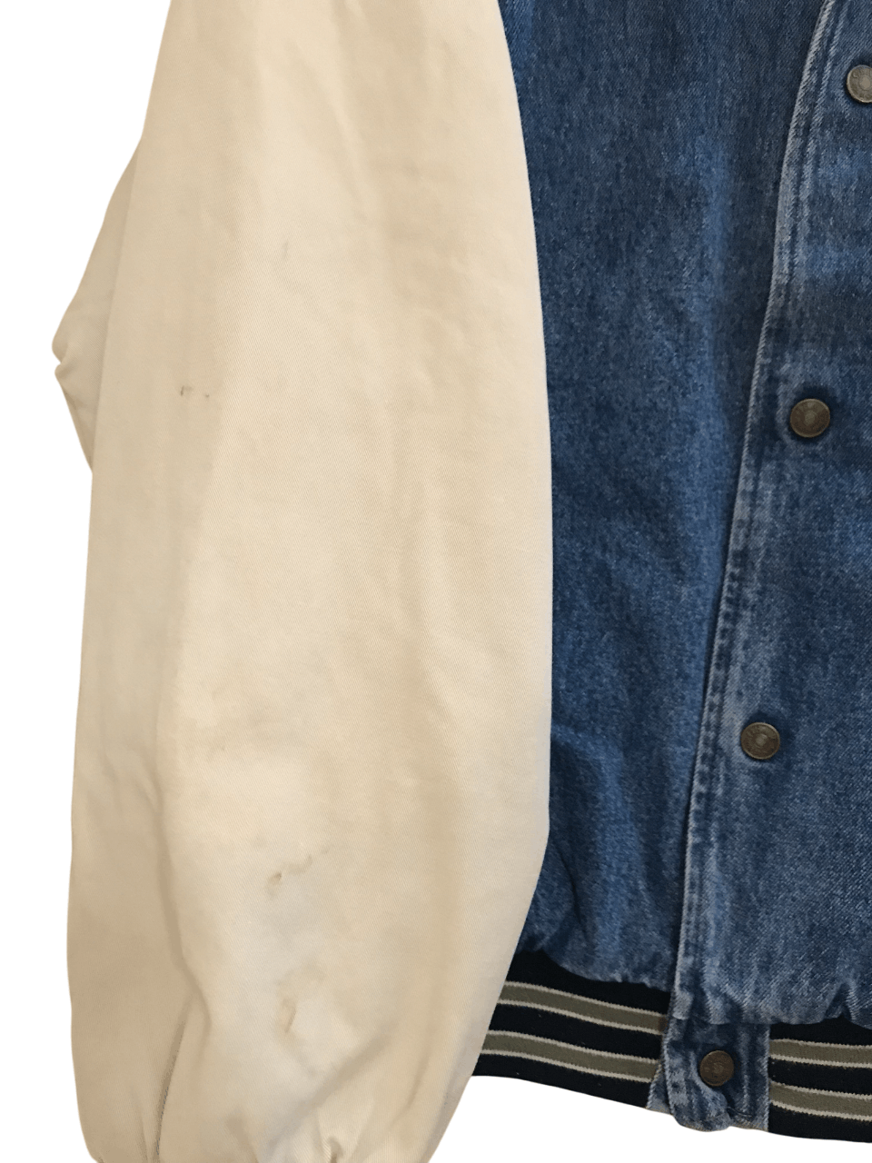 Vintage Vintage Denim Varsity Jacket Size US XL / EU 56 / 4 - 5 Thumbnail