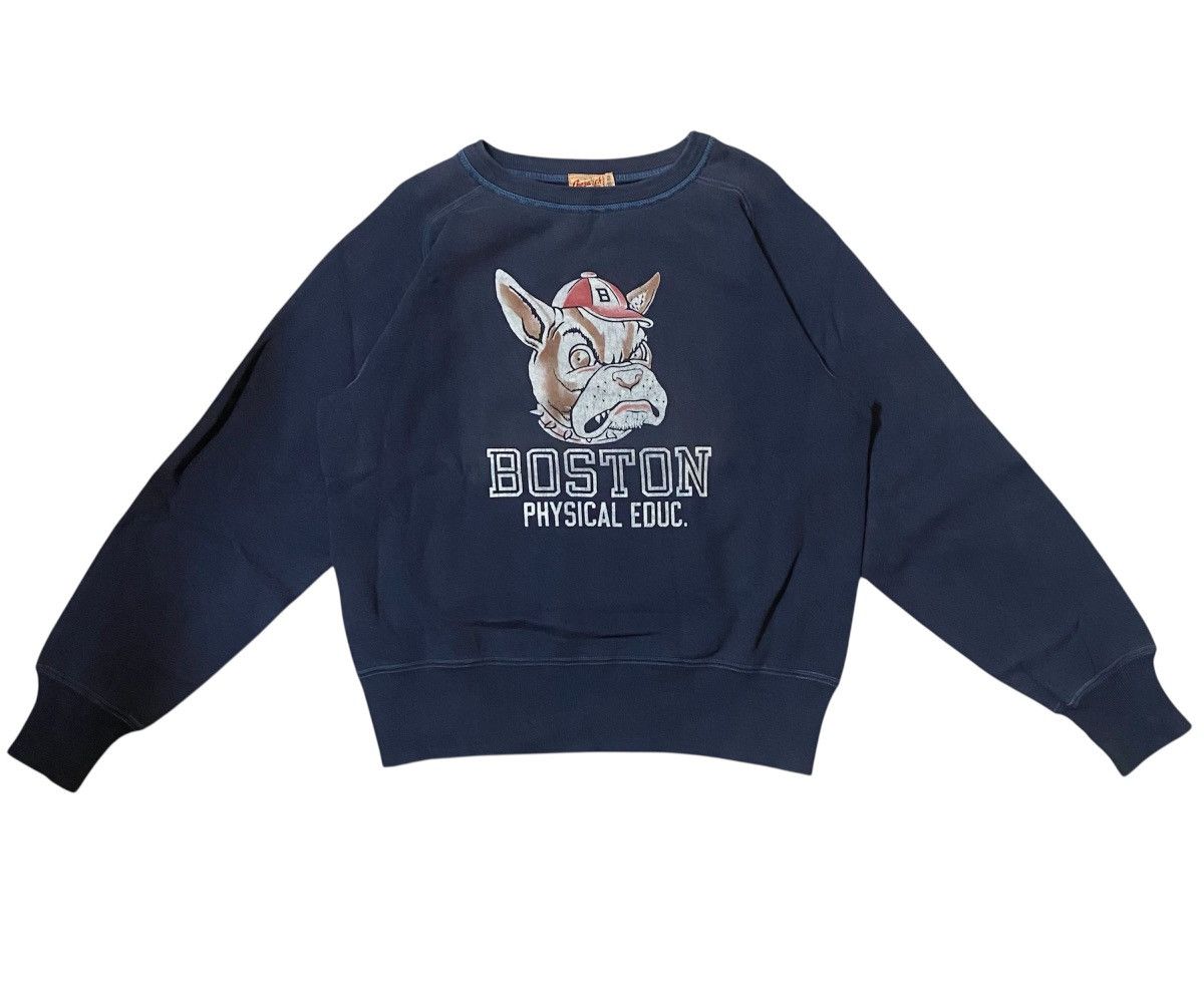 Sugar Cane Cheswick By Sugarcane Boston Bulldog Big Print Sweatshirt Size US M / EU 48-50 / 2 - 1 Thumbnail