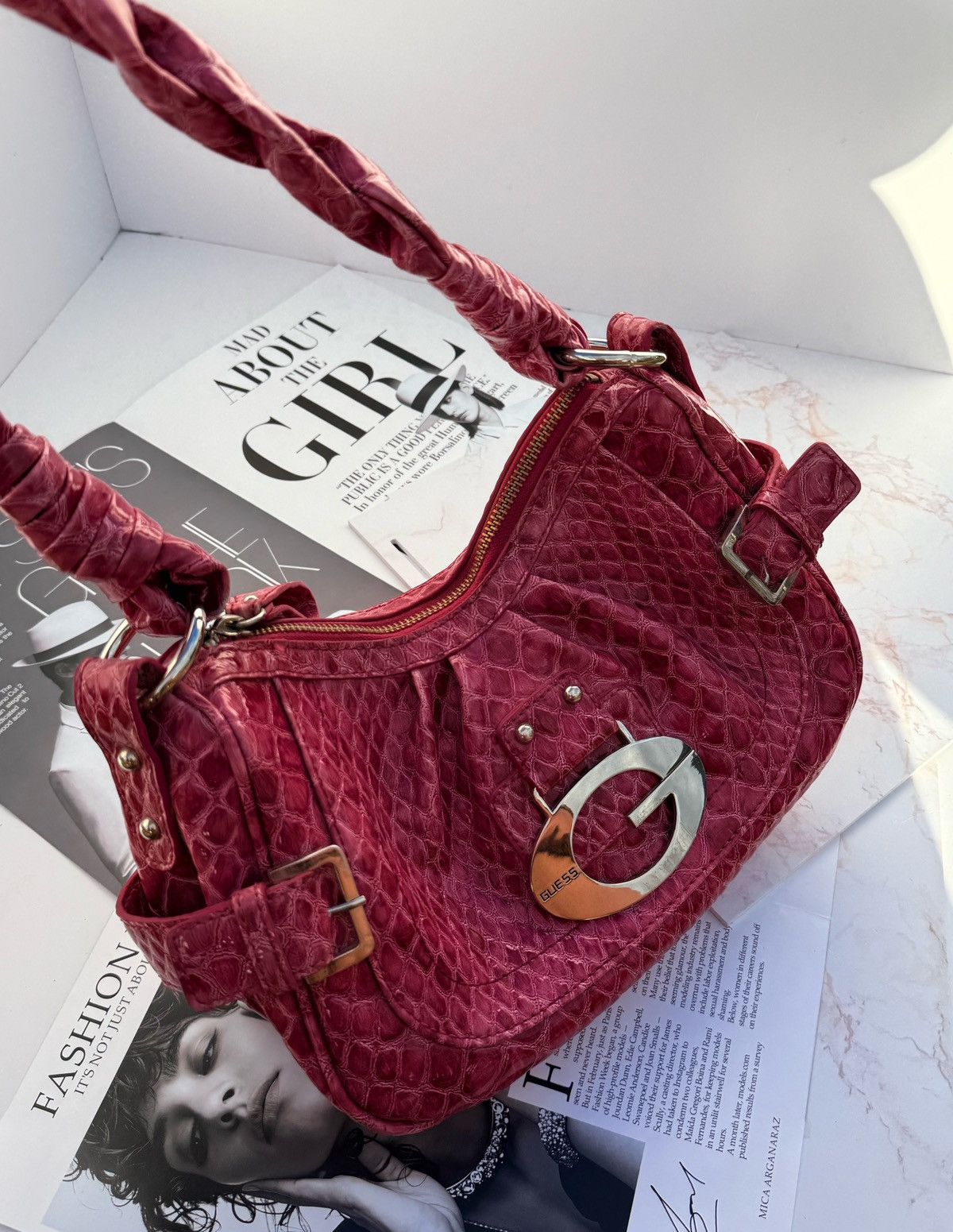 Guess Pink vintage Guess bag Size ONE SIZE - 18 Thumbnail