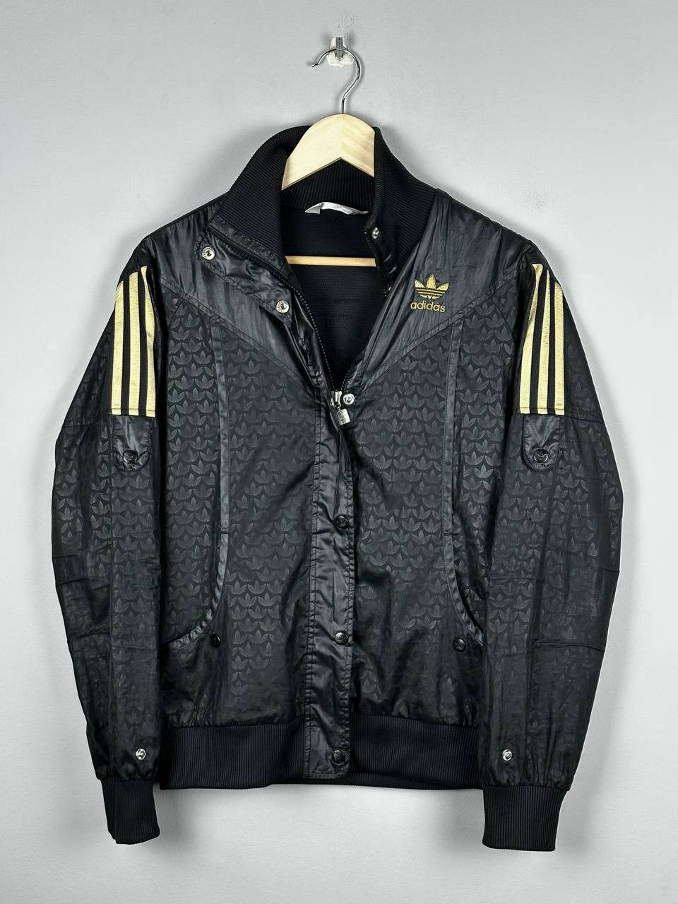 Adidas Vintage Crazy Adidas Nylon Track Jacket Y2K Size US S / EU 44-46 / 1 - 1 Thumbnail