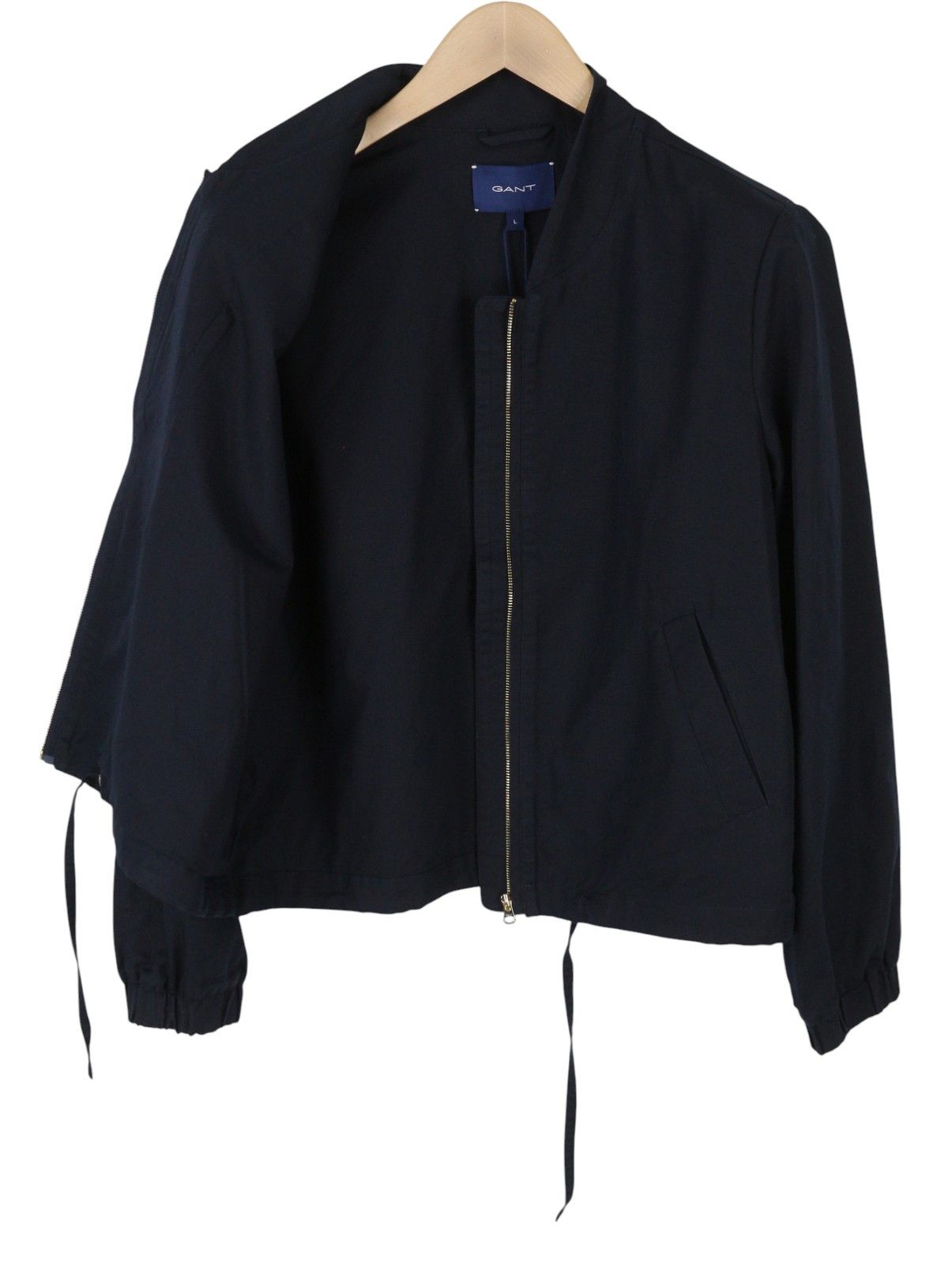 Gant LINEN BLEND BLOUSON L Evening Blue Bomber Jacket 87279 Size L / US 10 / IT 46 - 5 Thumbnail