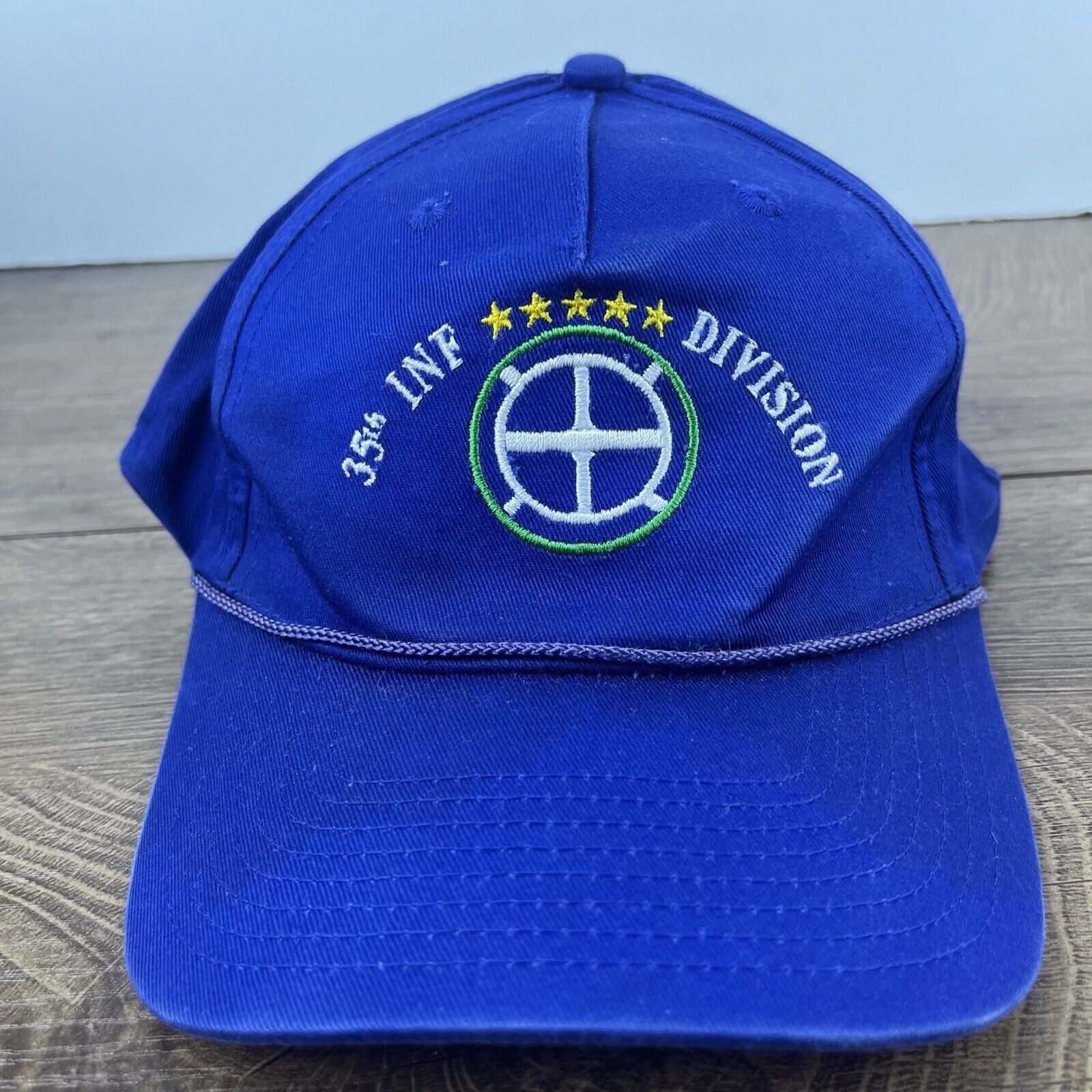 Other 35th Inf Division Hat Infrantry Snapback Hat Blue Adjustable Size ONE SIZE - 2 Thumbnail