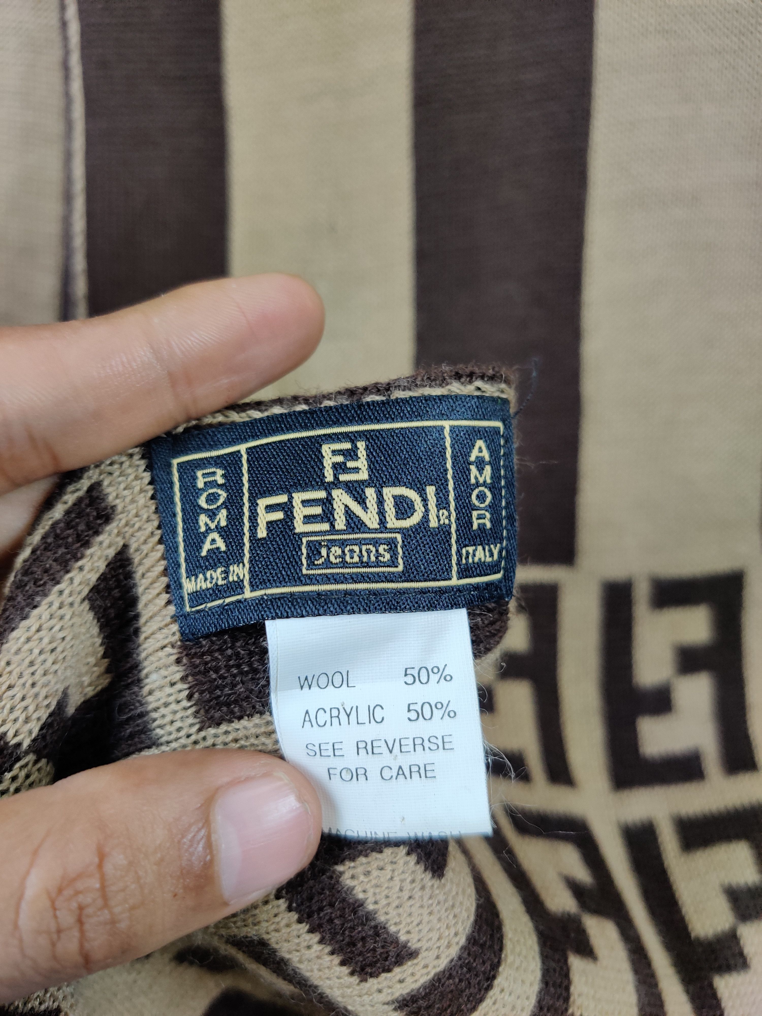 Fendi Vintage Fendi Monogram Muffler/Scarves Size ONE SIZE - 5 Thumbnail