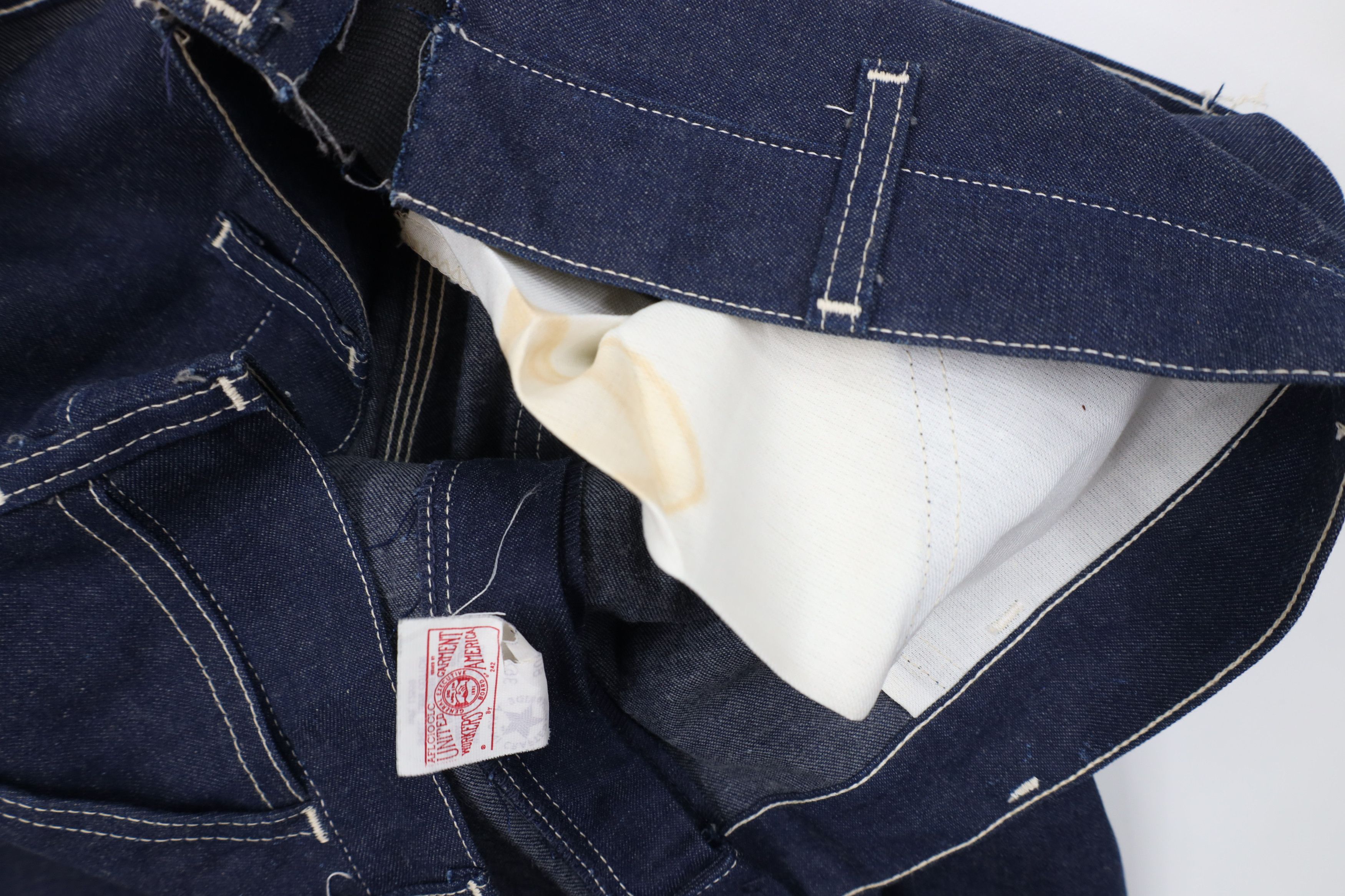 Carhartt Vintage 90s Carhartt Wide Leg Dungaree Denim Jeans Blue USA Size US 36 / EU 52 - 9 Thumbnail