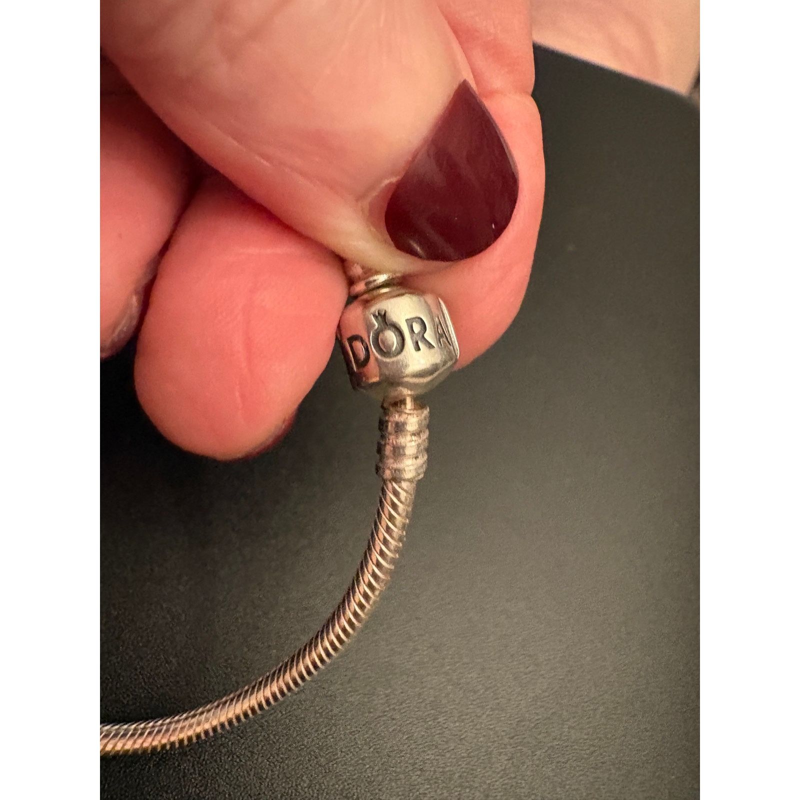 pandora Pandora Sterling Silver Charm Bracelet 925 ALE 7.5” Size ONE SIZE - 3 Thumbnail