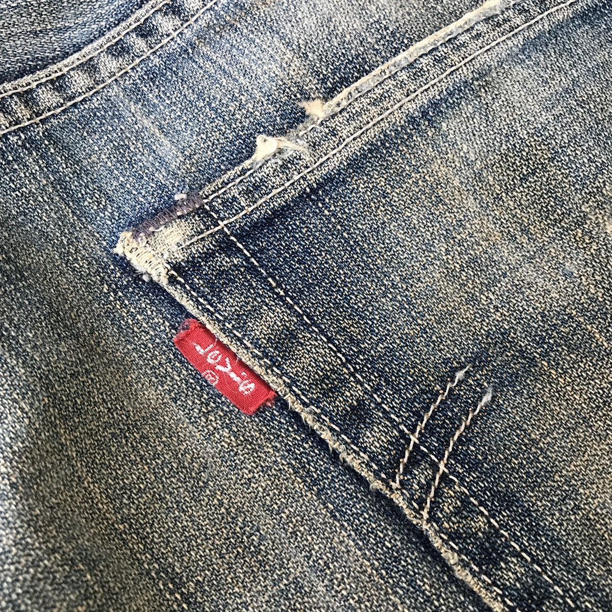 Levi's Levi’s Strauss Lot. 503 Non Selvedge Trash Distressed Denim Size US 33 - 9 Thumbnail