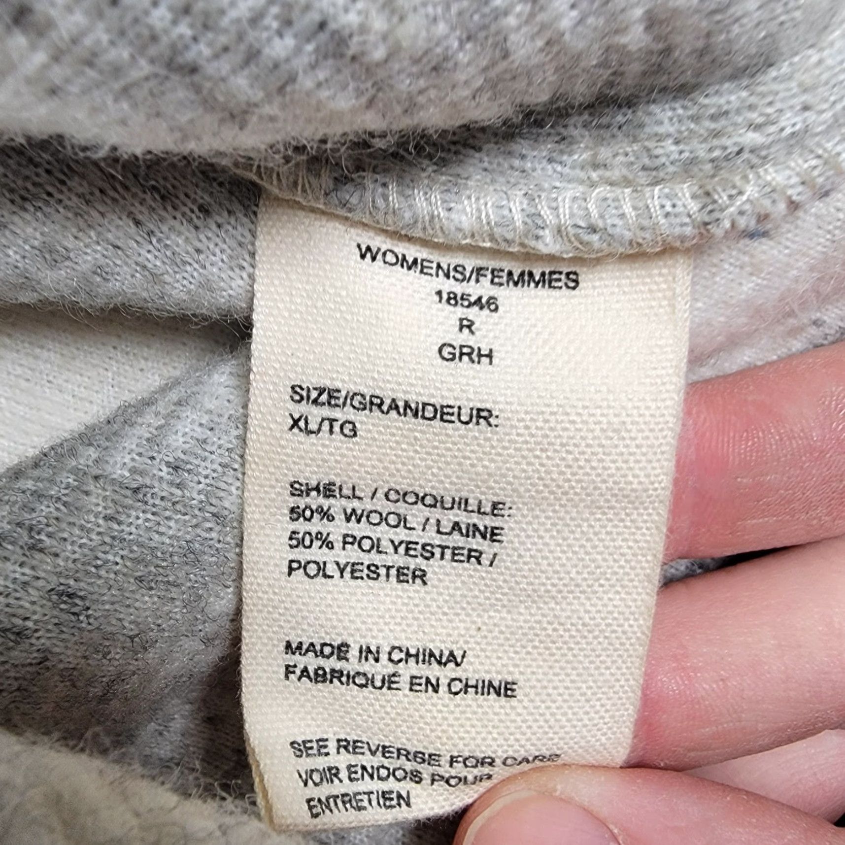 Vintage Woolrich Womens Wool Vest Gray White Plaid Fleece Full Zip Outdoor 90s Jacket Mid-Length Regular Fit XL Womens Vest Size XL / US 12-14 / IT 48-50 - 4 Thumbnail
