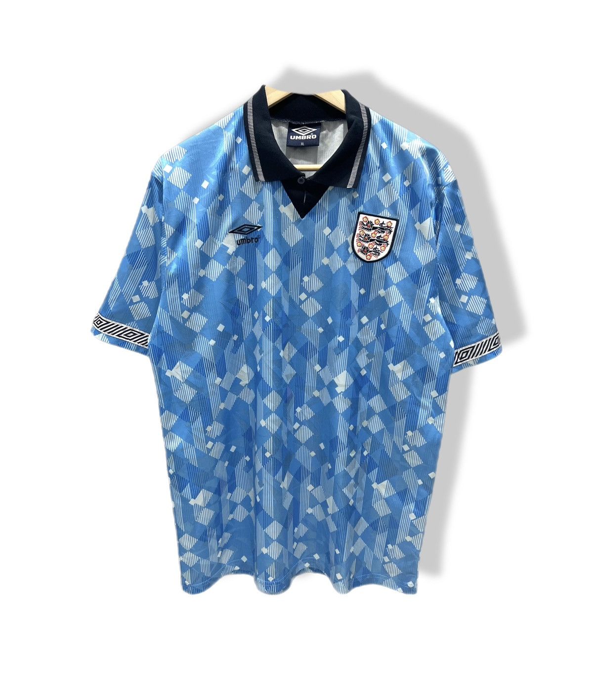 Umbro England Third Shirt 1990-1992 Umbro Size XL RARE Size US XL / EU 56 / 4 - 1 Thumbnail