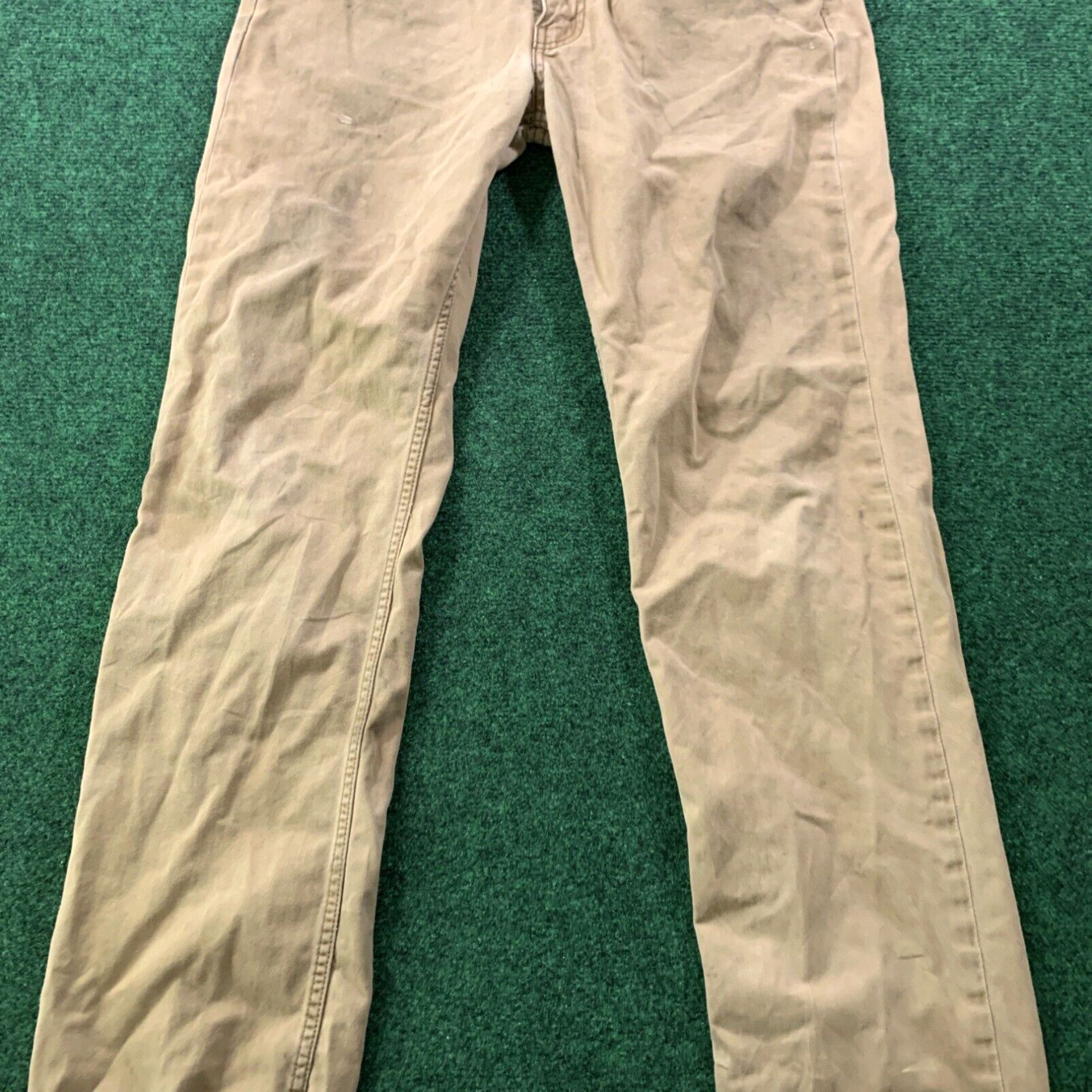 Vintage Levi Strauss & Co. Jean's Beige/Brown 34/34 work pants Size US 34 / EU 50 - 2 Thumbnail