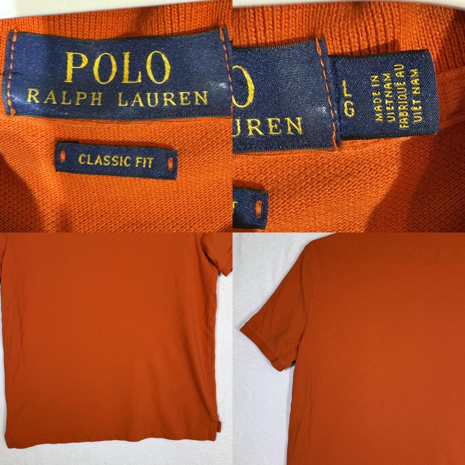 Polo Ralph Lauren Polo Ralph Lauren Polo Shirt Mens Large Orange Classic Fit Embroidered Pony Short Sleeve Casual Tee Size US M / EU 48-50 / 2 - 8 Thumbnail