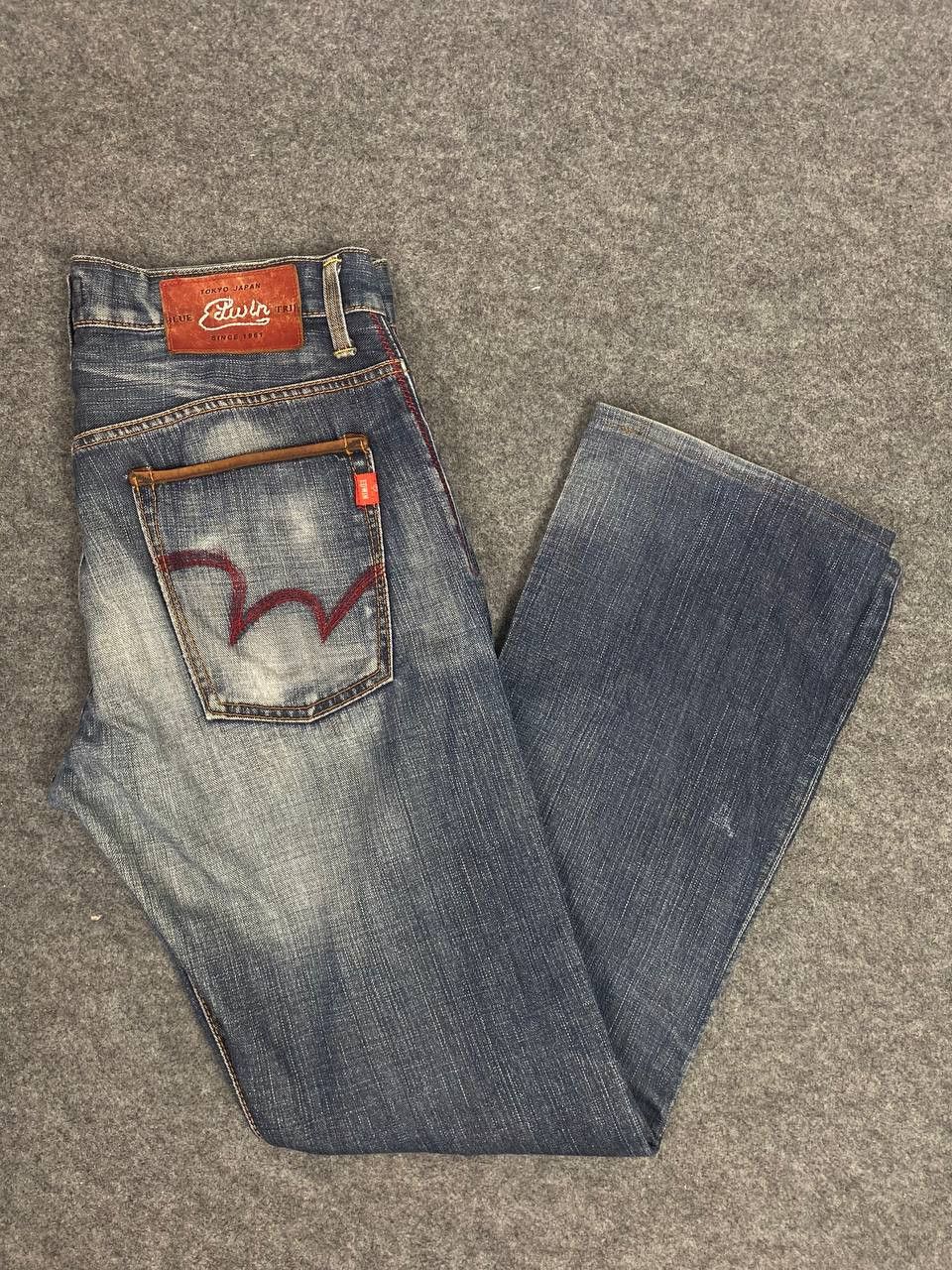 Edwin vintage edwin blue trip nice faded denim Size US 36 / EU 52 - 1 Thumbnail
