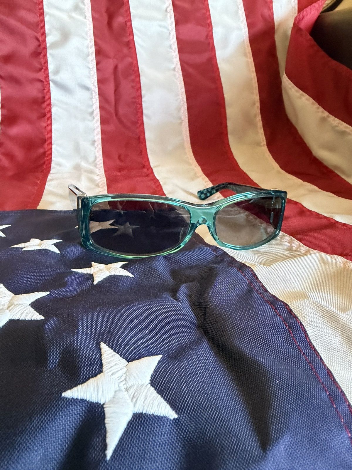 Chrome Hearts Chrome Hearts x Matty Boy blue sunglasses Size ONE SIZE - 2 Thumbnail