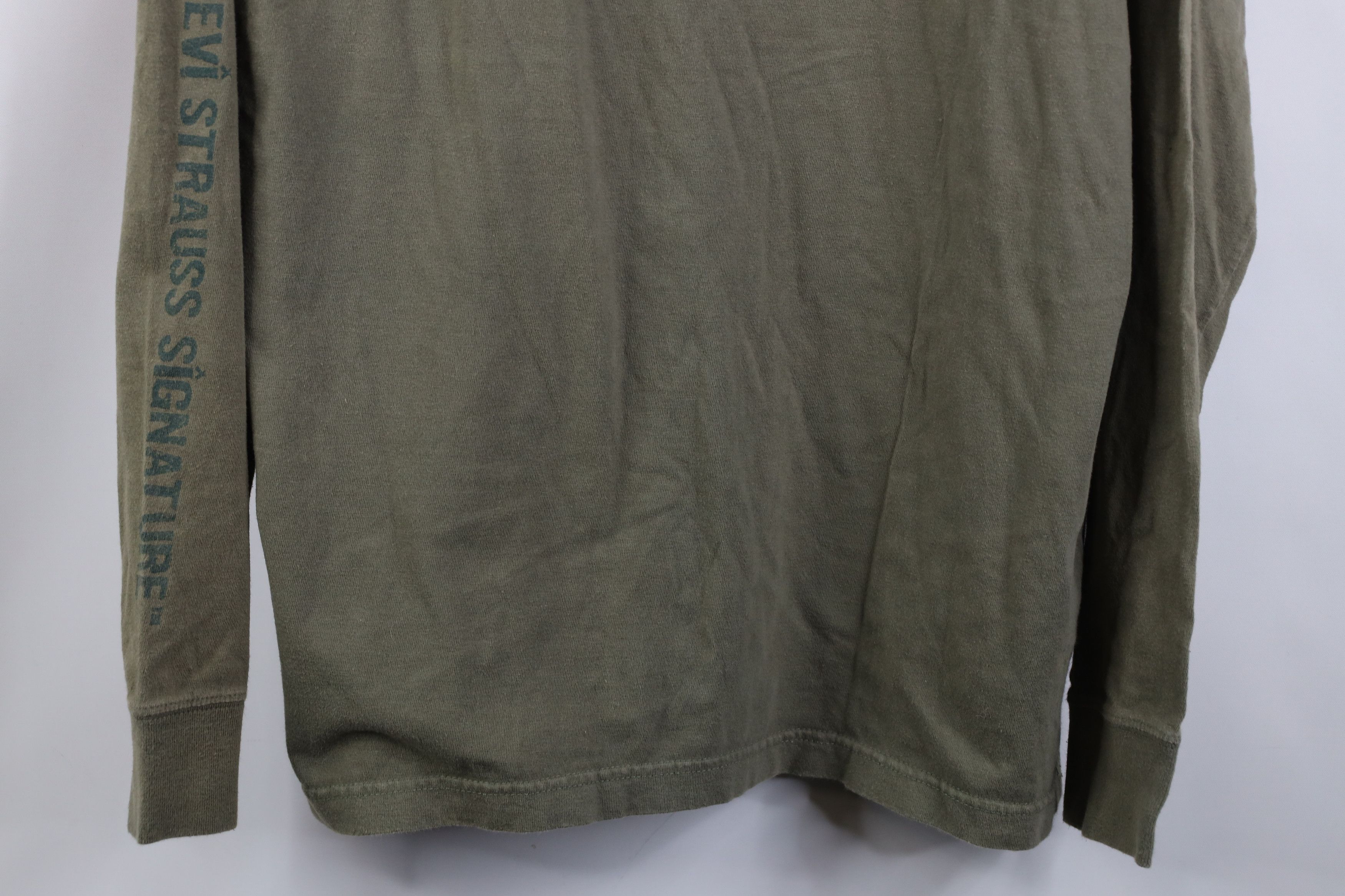 Levi's Vintage Y2K 2003 Levis Metal Guitar Long Sleeve T-Shirt Size US L / EU 52-54 / 3 - 3 Thumbnail