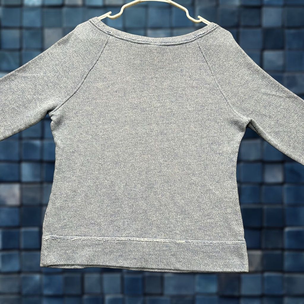 Mossimo Mossimo Sweater Large Blue Knit Long Sleeve Boat Neck Top EUC Size L / US 10 / IT 46 - 1 Thumbnail