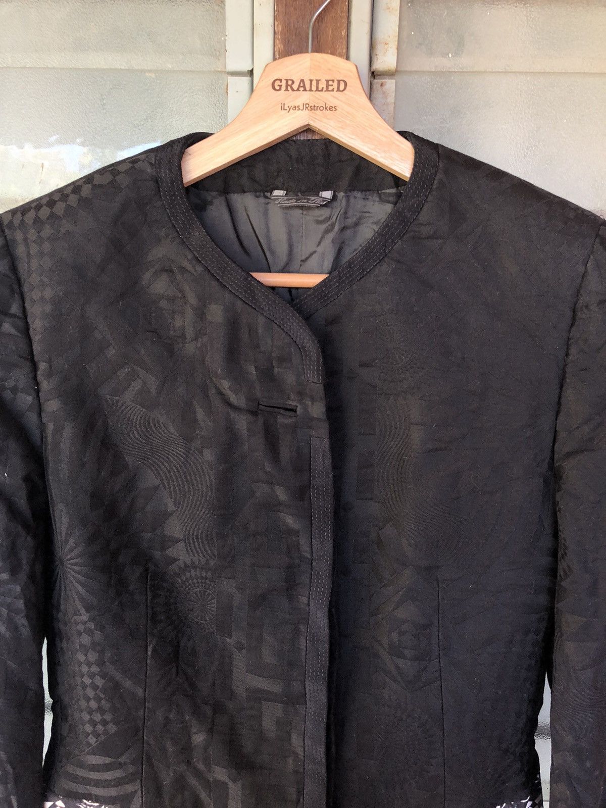 Versace Gianni Versace Couture Silk Cotton Jacquard Print Jacket Size S / US 4 / IT 40 - 2 Thumbnail