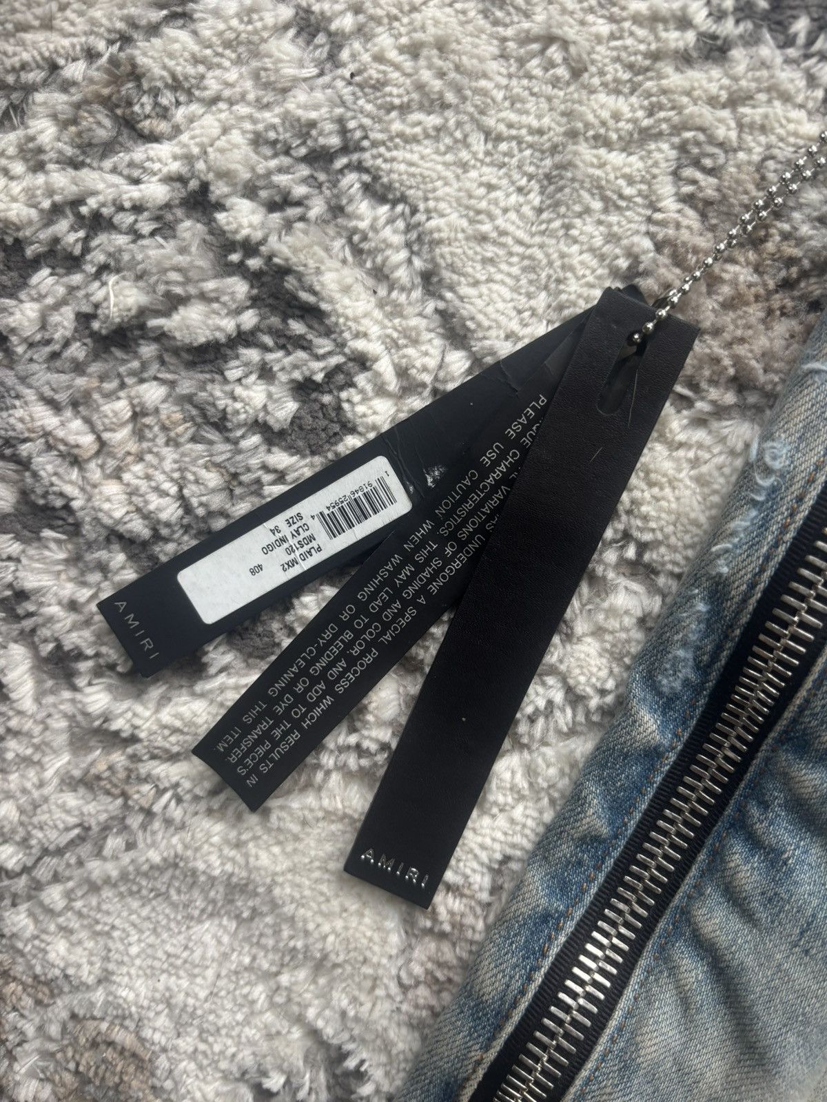 Amiri Amiri MX2 Blue Patch Size US 34 / EU 50 - 4 Thumbnail