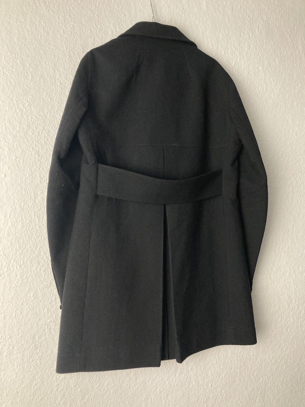 Rick Owens FW 16 "MASTODON" Double-Breasted JMF Wool Peacoat Rick Owens Size US M / EU 48-50 / 2 - 14 Thumbnail