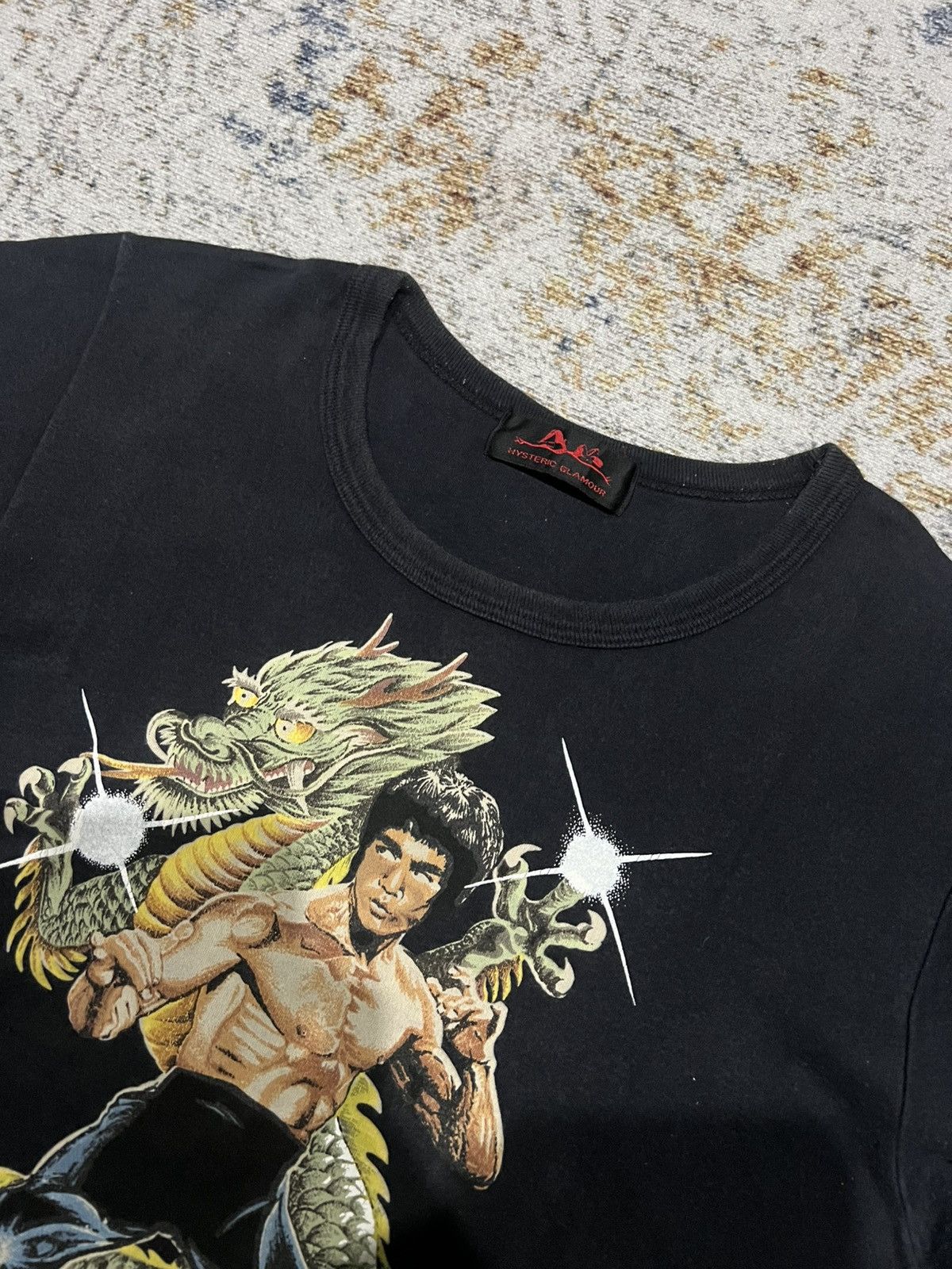 Hysteric Glamour 90s Hysteric Glamour Bruce Lee Dragon Tshirt Size US S / EU 44-46 / 1 - 4 Thumbnail