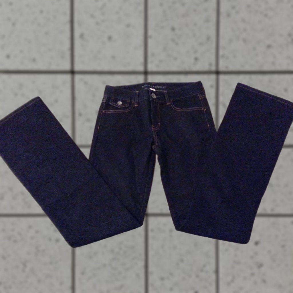 Banana Republic VINTAGE Banana Republic Jeans Women Boot Cut 25 Inseam 33 Blue 28x33 Mens? Size 42" / US 20 - 1 Thumbnail