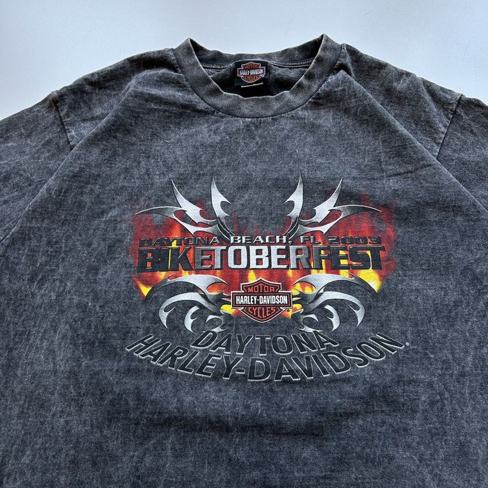 Harley Davidson Vintage 2003 Y2K Harley Davidson Biketoberfest T Shirt Large Size US L / EU 52-54 / 3 - 2 Thumbnail