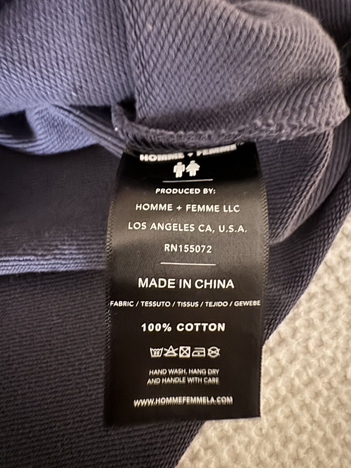Homme + Femme La Homme Femme Hoodie Sample Size US S / EU 44-46 / 1 - 5 Thumbnail
