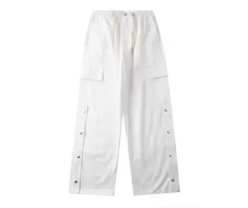 21SS Indigo Union Japan White Worker Buttons Pants