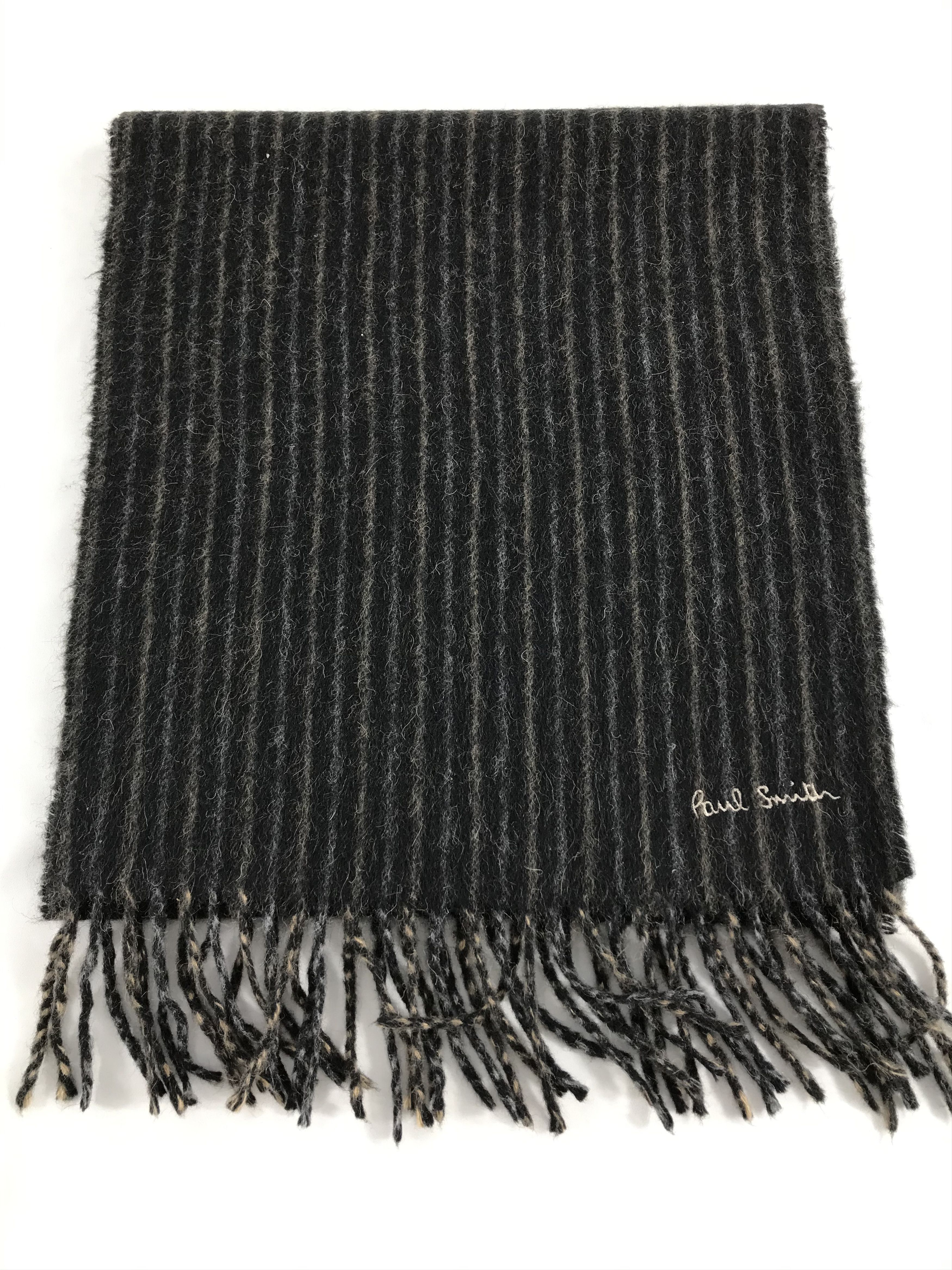 Paul Smith Paul Smith Stripes Scarf Muffler Wool Neck Warmer V414 Size ONE SIZE - 2 Thumbnail