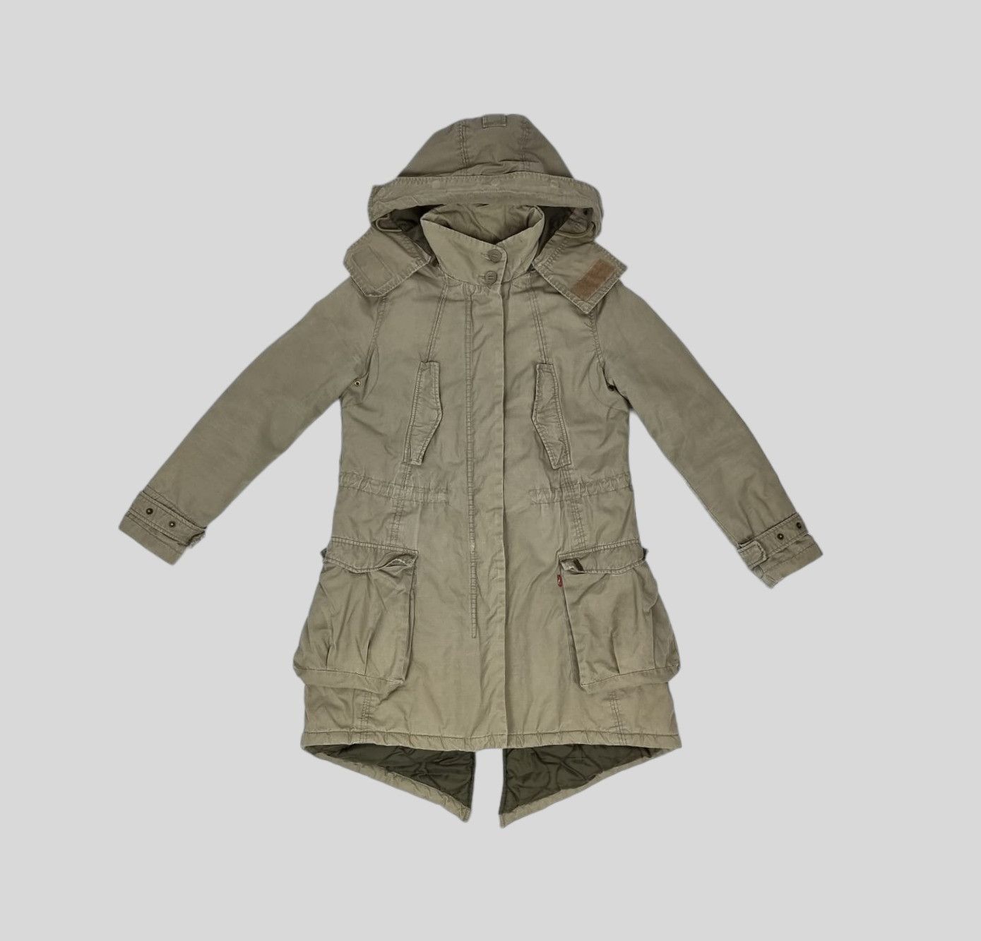 Levi's vintage Levi's Proto Punk hooded heavy long jacket S Size US S / EU 44-46 / 1 - 4 Thumbnail