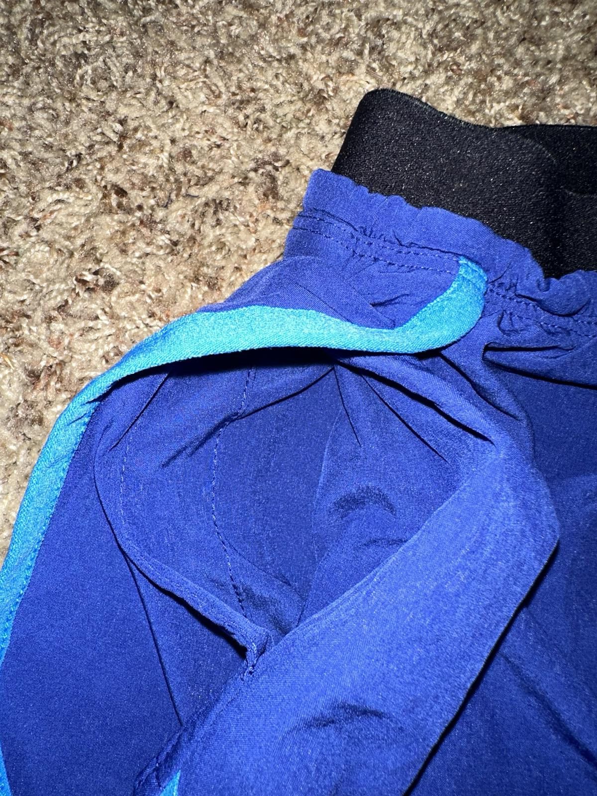 Nike Nike Women's Full Flex 2-in-1 Tempo Track Running Blue Shorts Samples 2014 Size 32" / US 10 / IT 46 - 5 Thumbnail