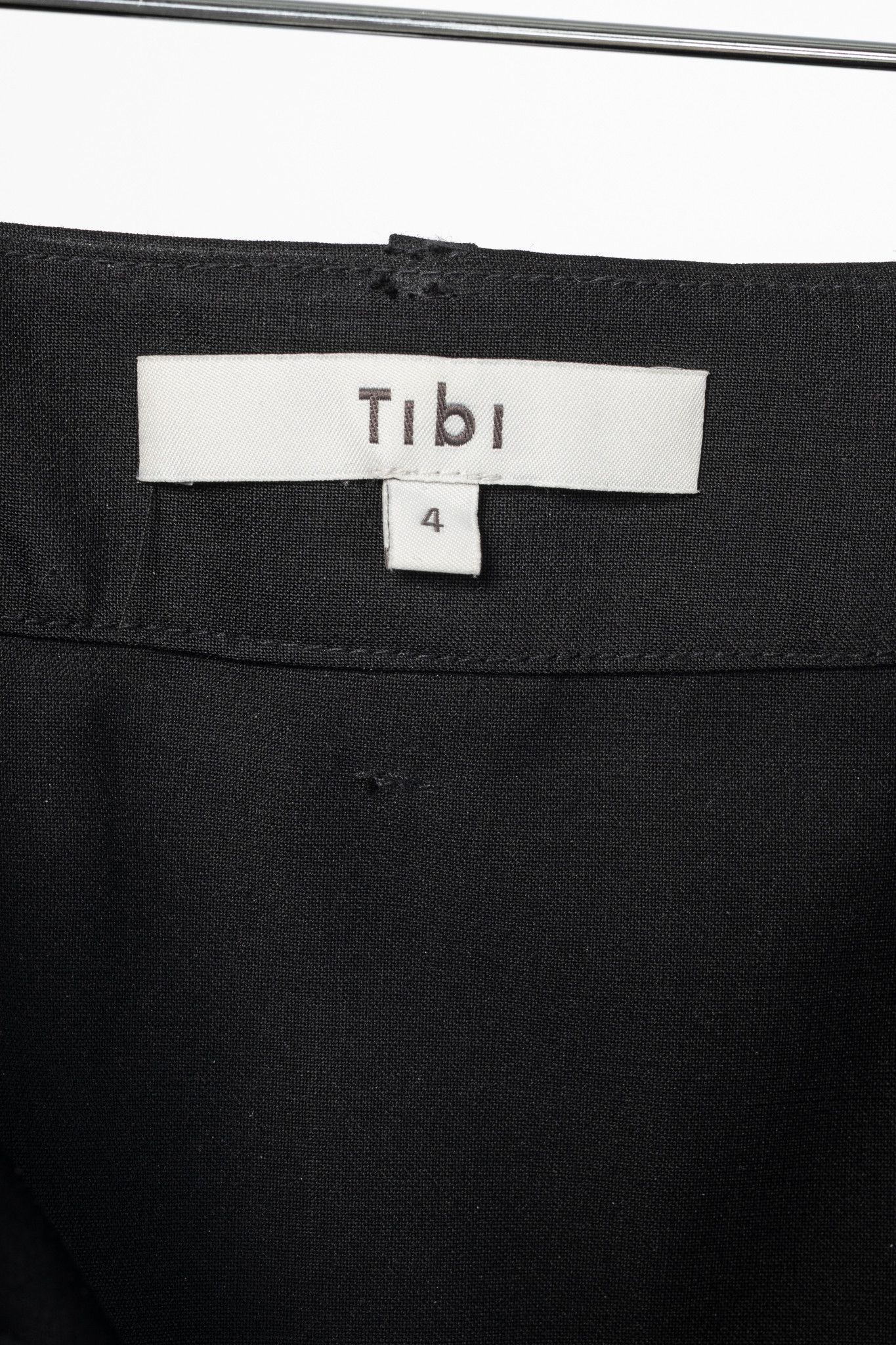 Tibi Tibi Black Tropical Wool Wrap Trouser Skirt Size 27" / US 4 / IT 40 - 8 Thumbnail