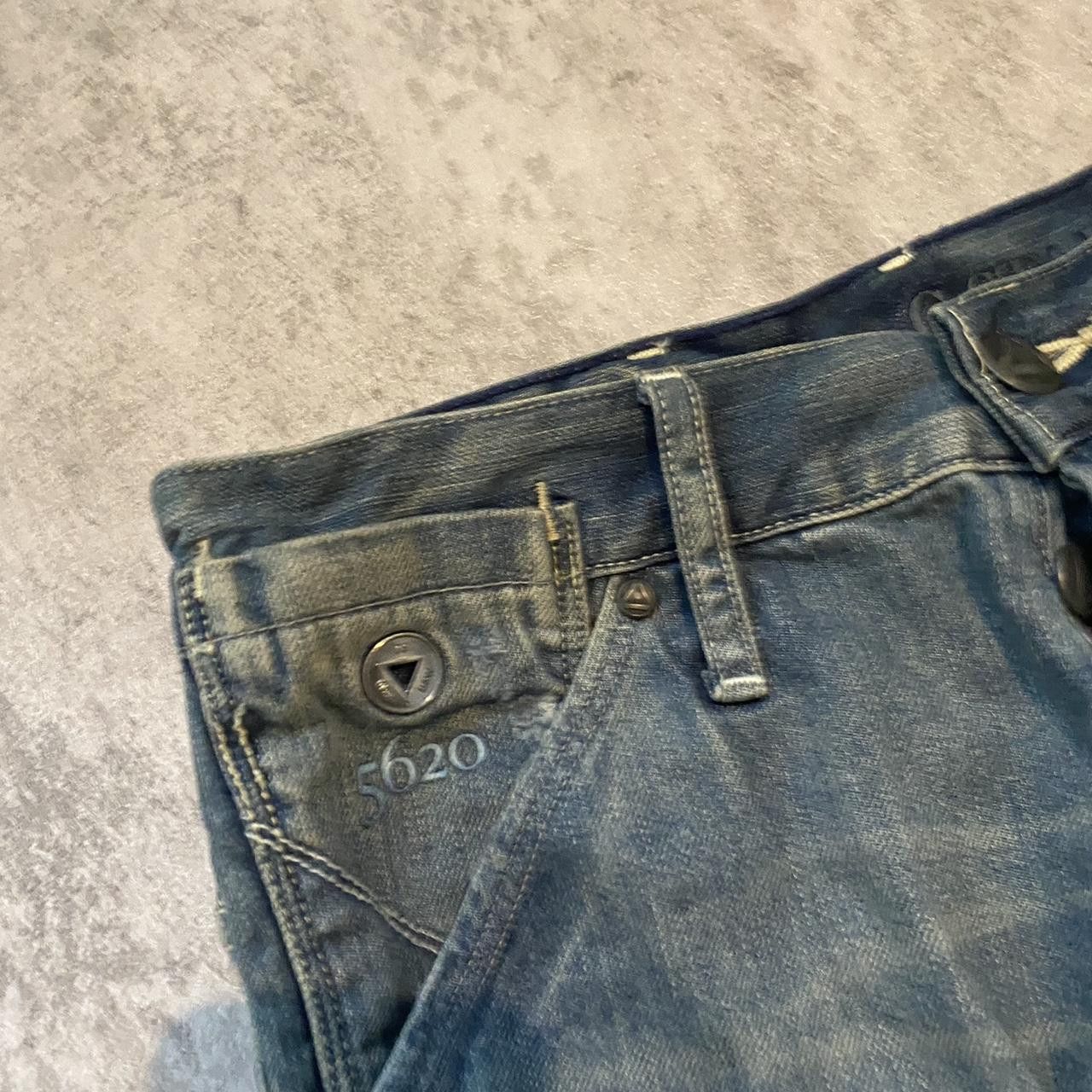 G-Star G-Star raw denim jeans with white paint markings Size US 32 / EU 48 - 5 Thumbnail