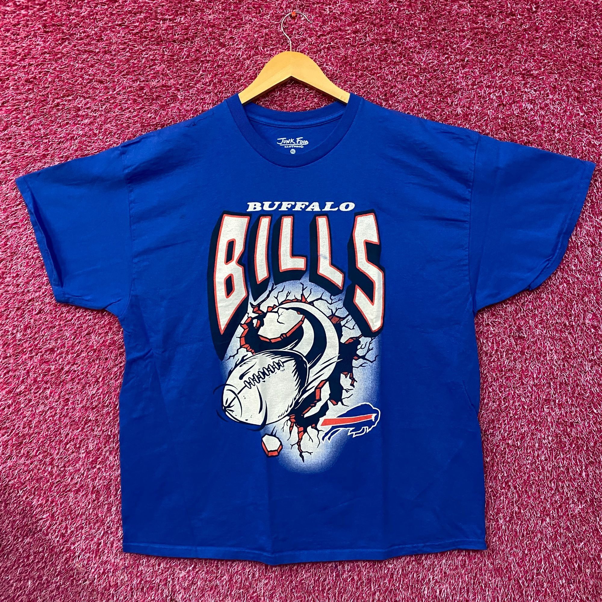 Junk Food Junk Food NFL Buffalo Bills Blue Logo T-Shirt XL Size US XL / EU 56 / 4 - 1 Thumbnail