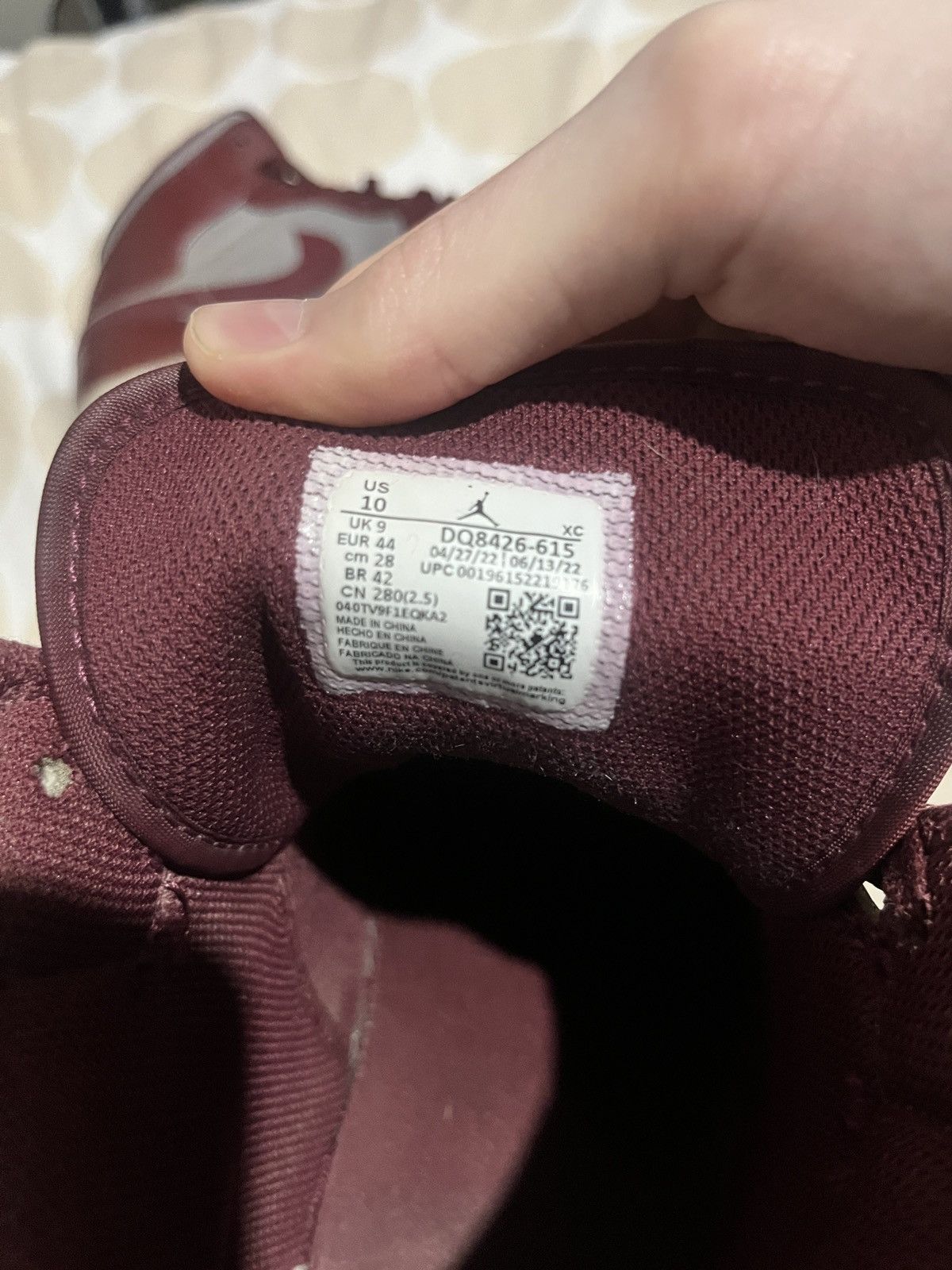 Jordan Brand Air Jordan 1 Purple Size US 10 / EU 43 - 4 Thumbnail